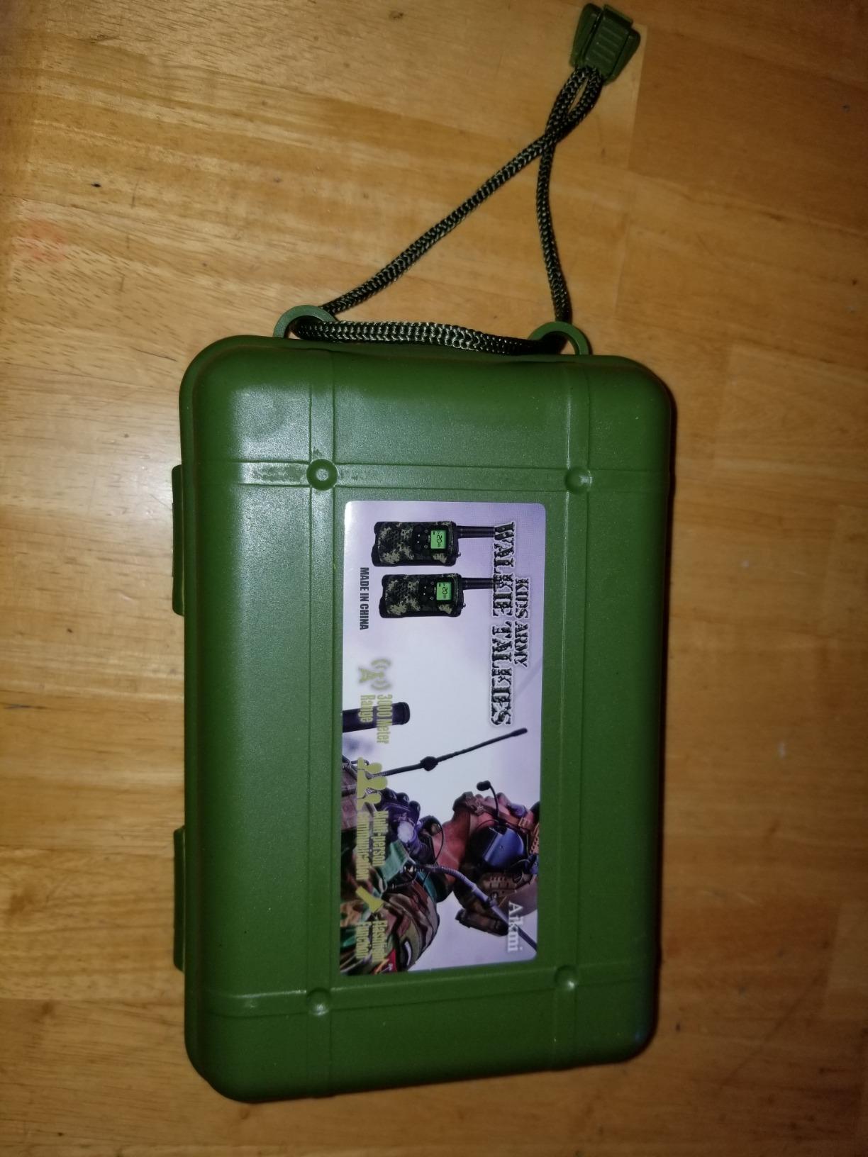 Walkie Talkies for Kids 22 Channel 2 Way Radio 3 Miles Long Range Handheld Walkie Talkies Durable Toy Best Birthday Gifts for 6 Year Old Boys and Girls fit Adventure Game Camping (Green Camo 1) customer photo 2