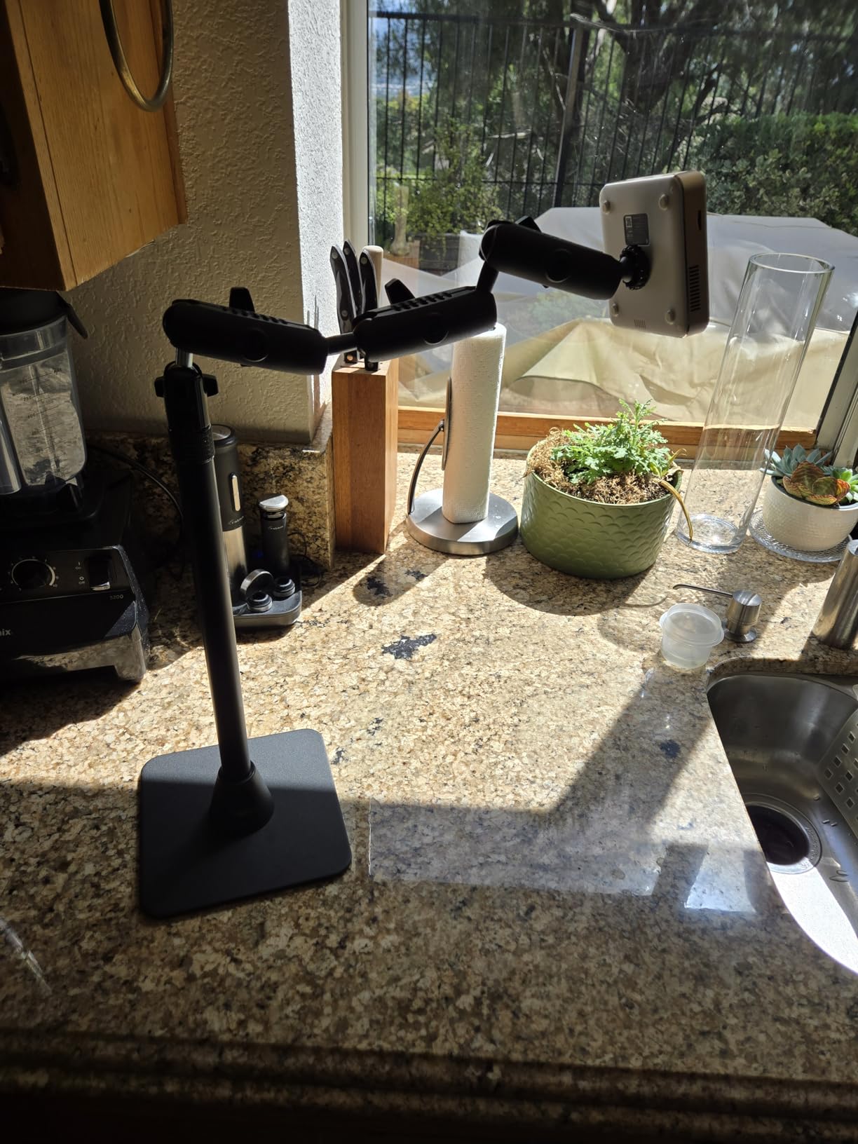 Mounts Phone Holder Full Kit - Adjustable Overhead Arm Cell Phone Table Top Stand and Tablet Mount with Ring Light - Professional Holders for Horizontal or Vertical Filming - ARKON customer photo 1