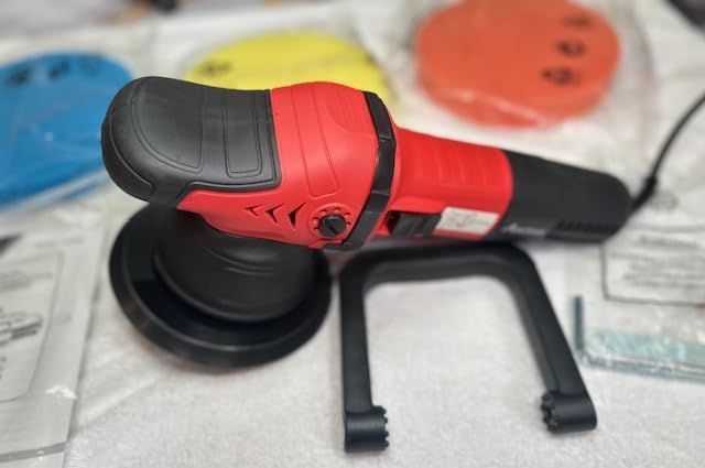 AVID POWER Buffer Polisher, 6-inch Dual Action/DA Polisher for Car Detailing, Random Orbital Car Buffer Polisher Waxer Kit with Variable Speed & 3 Polishing Pads customer photo 2