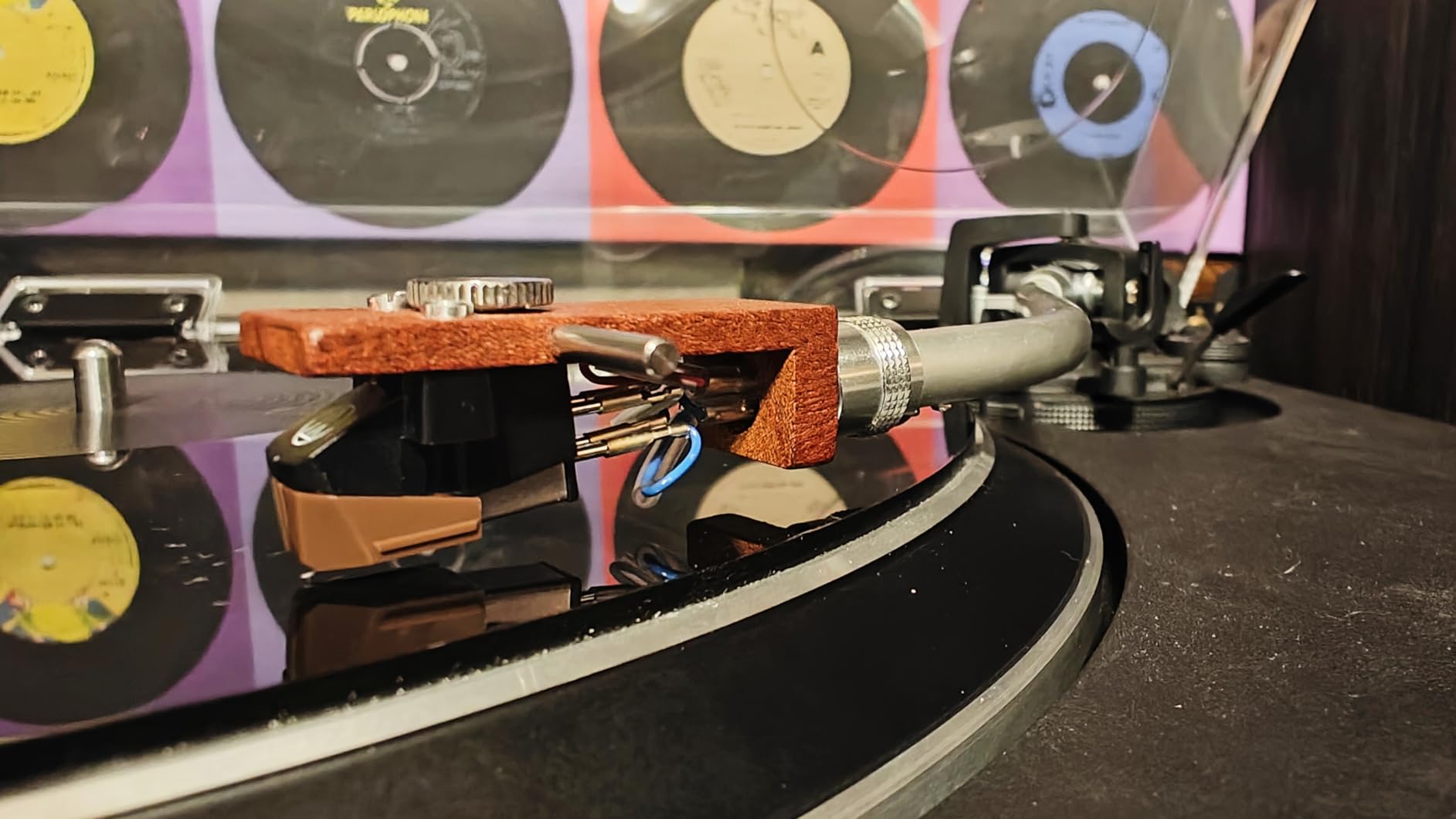 Audio-Technica AT-VM95SH Dual Moving Magnet Turntable Cartridge Brown customer photo 1