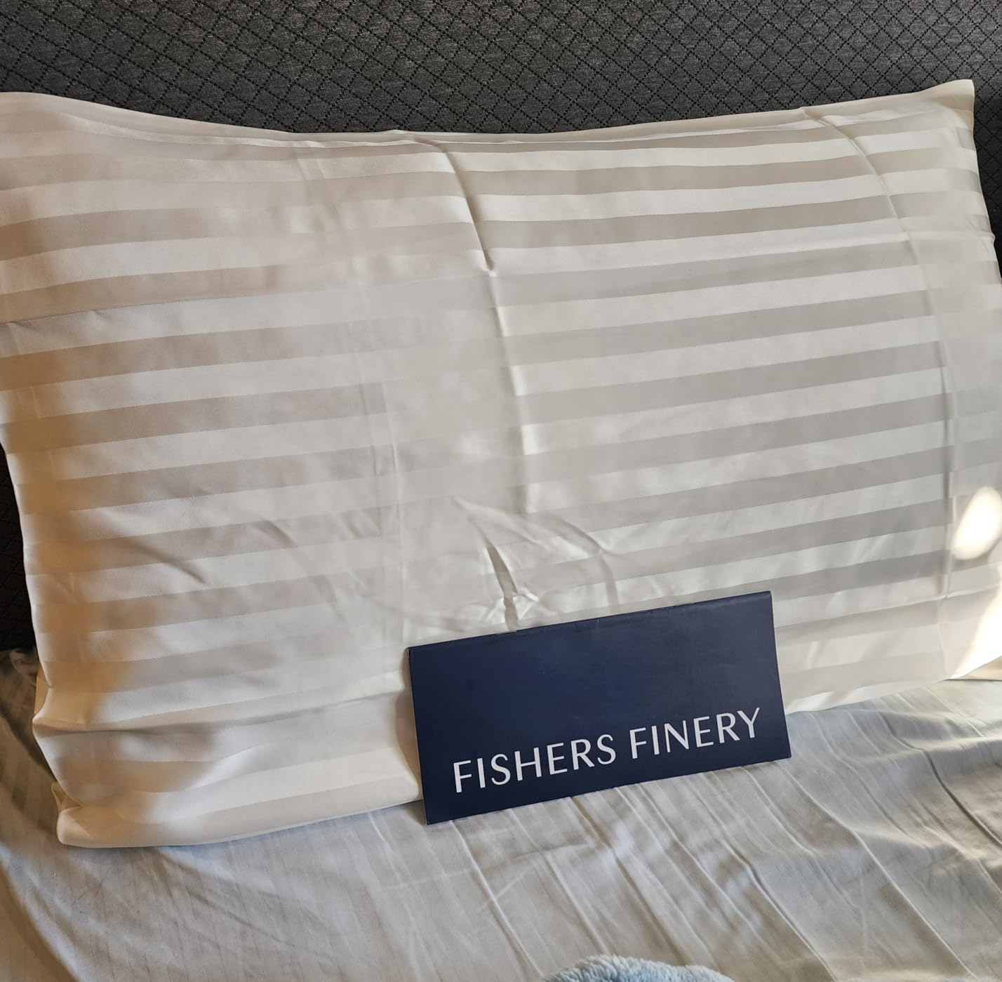 Fishers Finery 25mm 100% Pure Mulberry Silk Pillowcase (White Standard) customer photo 1