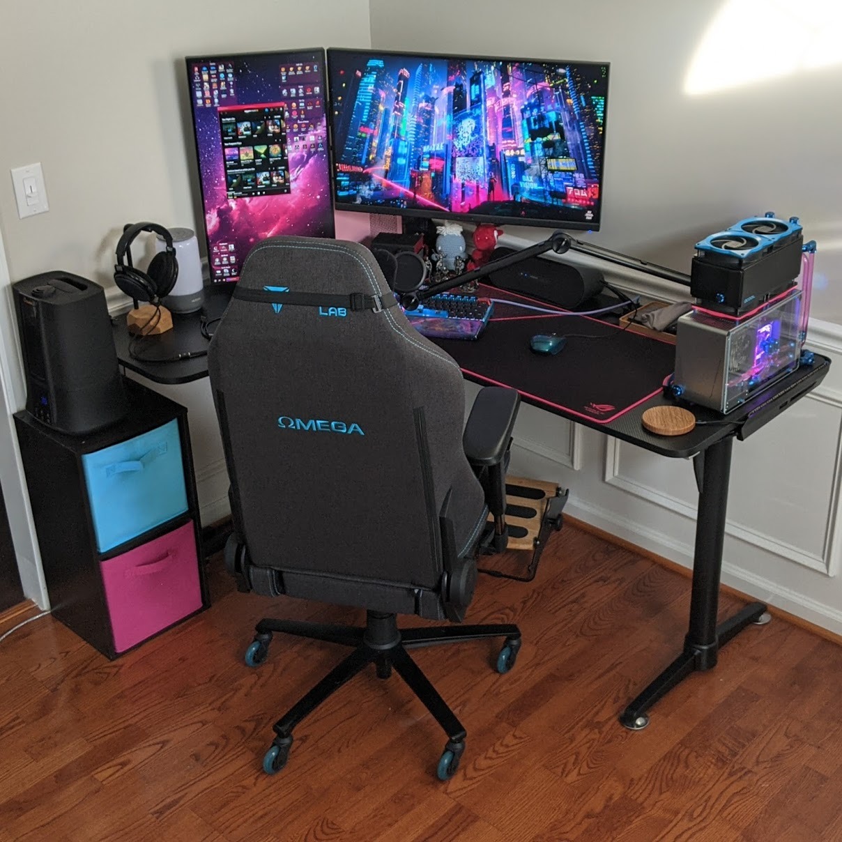 EUREKA ERGONOMIC L Shaped Gaming Desk, 60 Inch L60 Home Office Corner PC Computer Gamer Table Large Writing Workstation Gifts w Mouse Pad Cable Management, Space Saving, Easy to Assemble, Left, Black customer photo 2