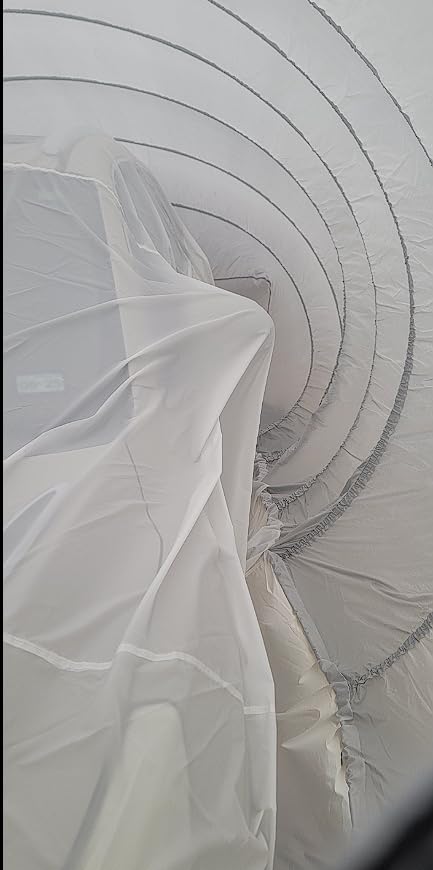 Hail Protector Car Cover, Inflatable Hail Proof Shield for Cars, Portable Protection Against Any Size Hailstones, Complete System - CAR2 (Silver) customer photo 1