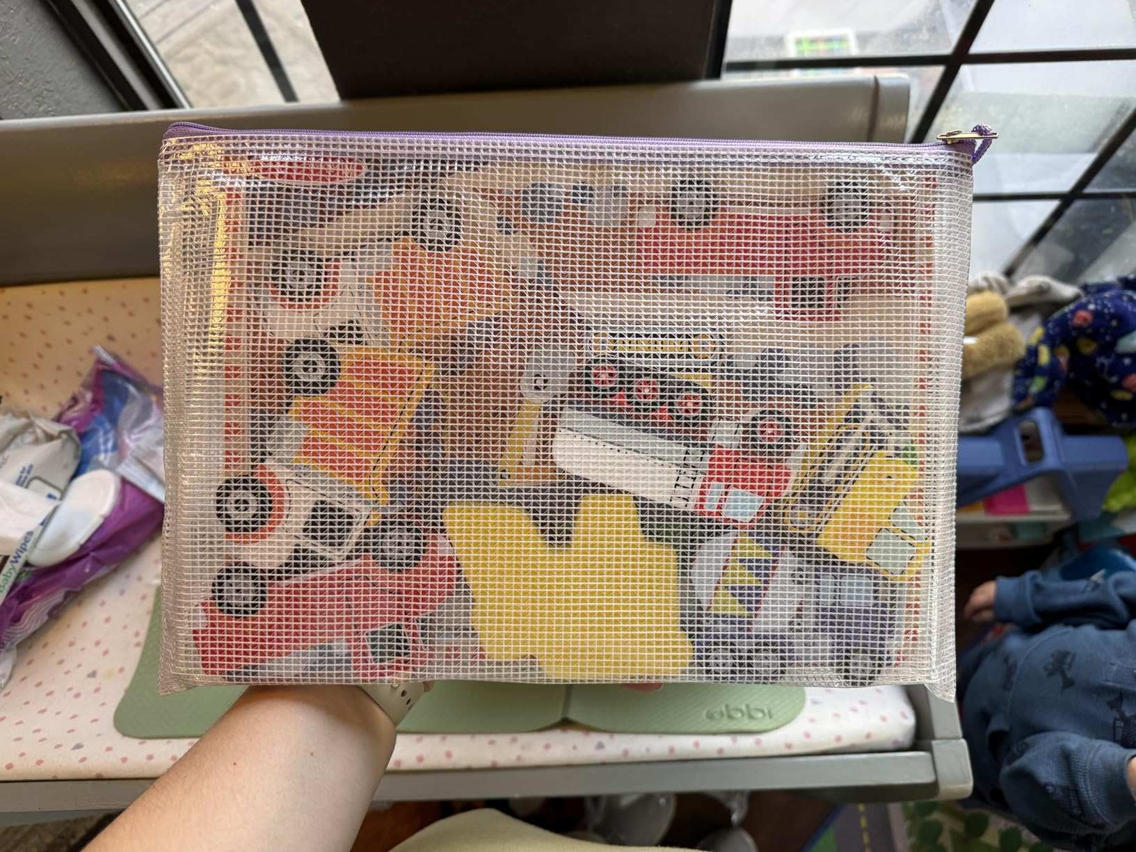 EOOUT 24pcs Mesh Zipper Pouch Bags, A4 Zipper Bags for Organizing Storage, Waterproof Zipper Pouches, Letter Size, File Bags for School, Toys, Puzzle, Board Games and Office Supplies customer photo 1