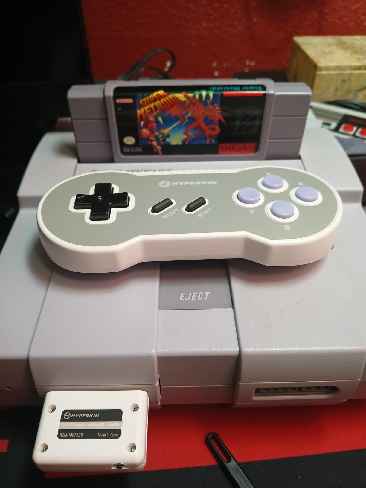 Hyperkin Scout Premium BT Controller for Super NES/PC/Mac/Android (Includes Wireless Adapter) customer photo 1