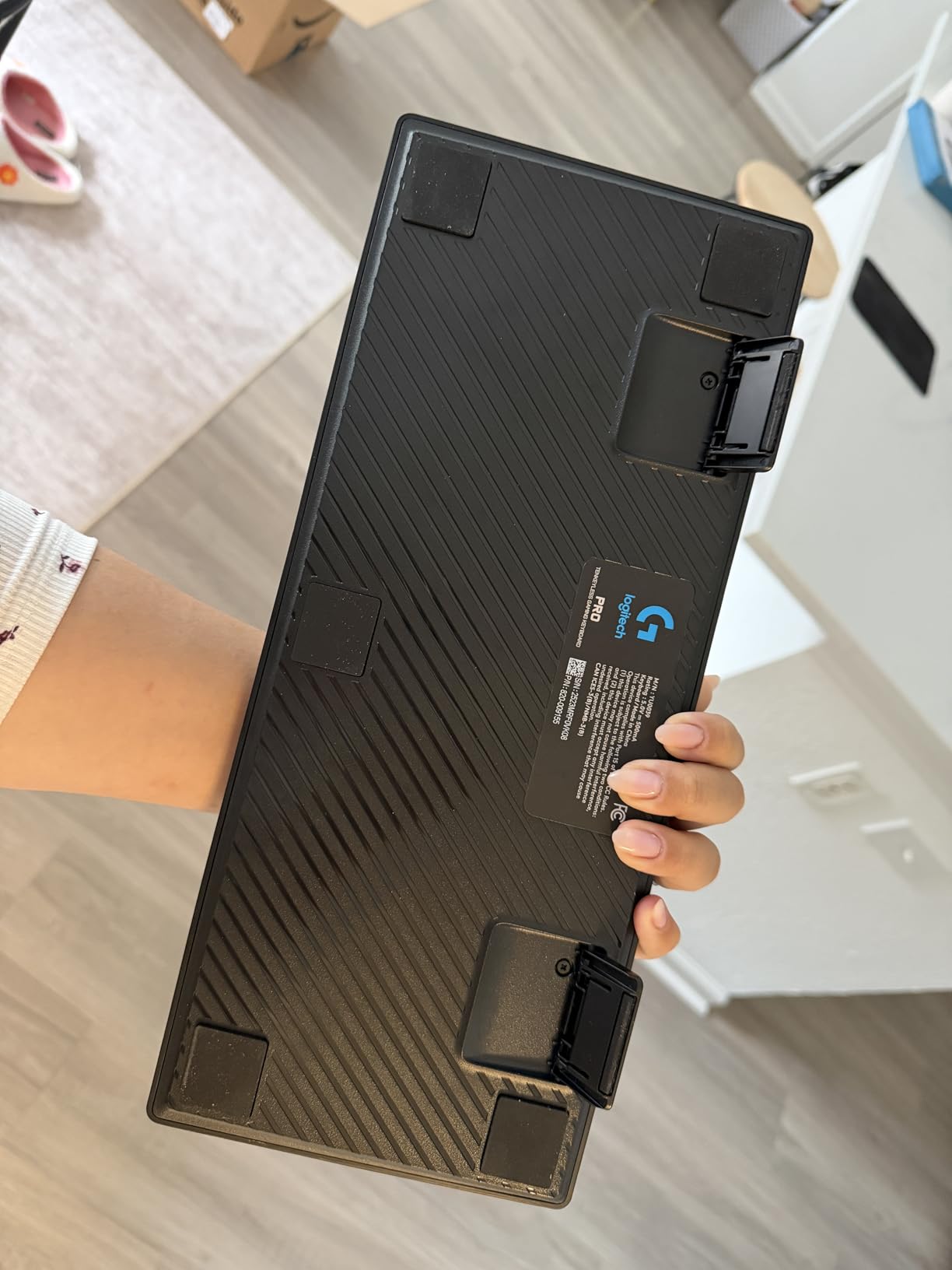 Logitech G Pro Mechanical Gaming Keyboard, Ultra Portable Tenkeyless Design, Detachable Cable, LIGHTSYNC RGB customer photo 2