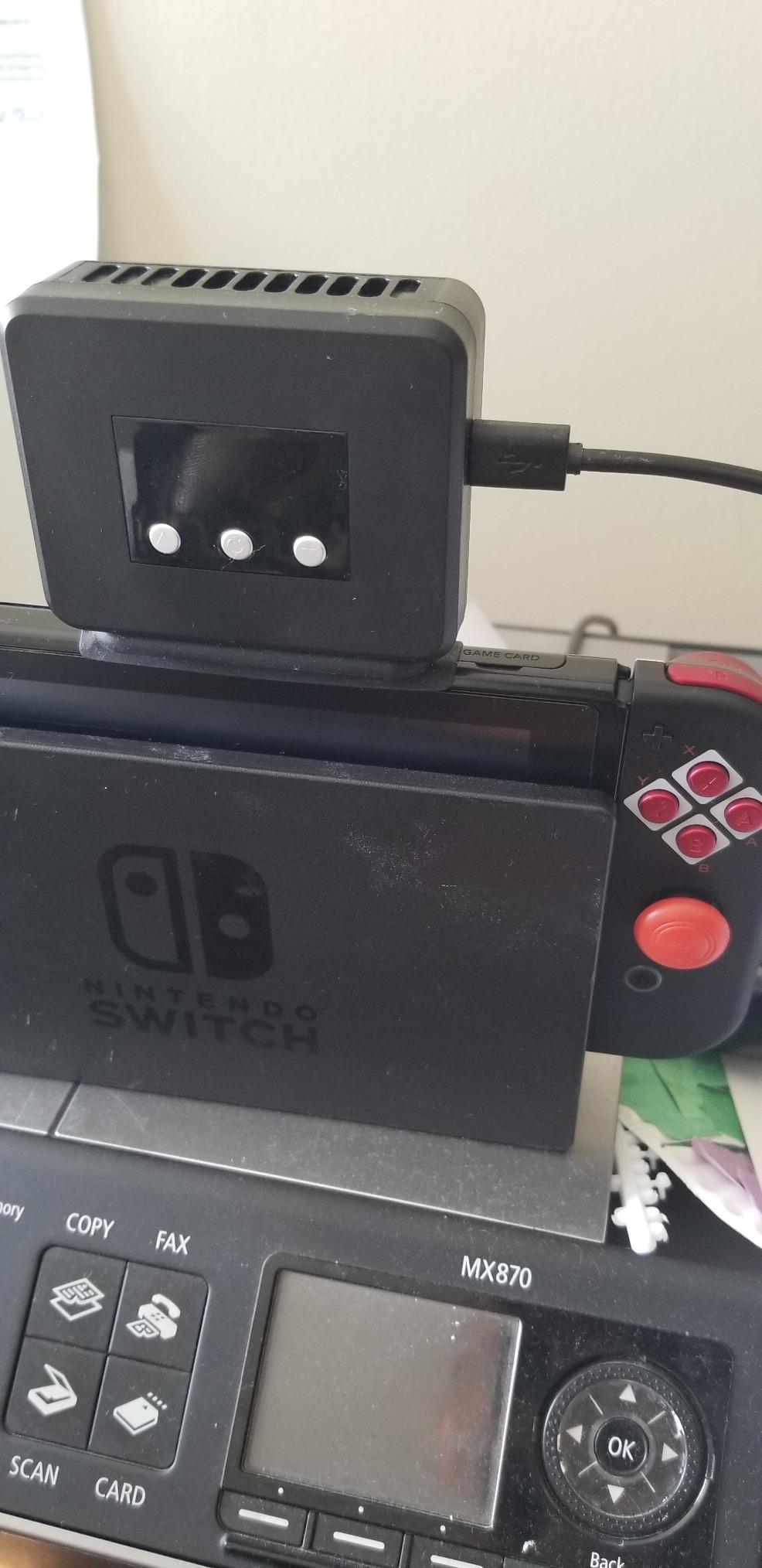 EEEKit Cooling Fan for Nintendo Switch, Temperature Display Cooler for NS Docking Station, Adjustable Fan Speed, USB Powered customer photo 1