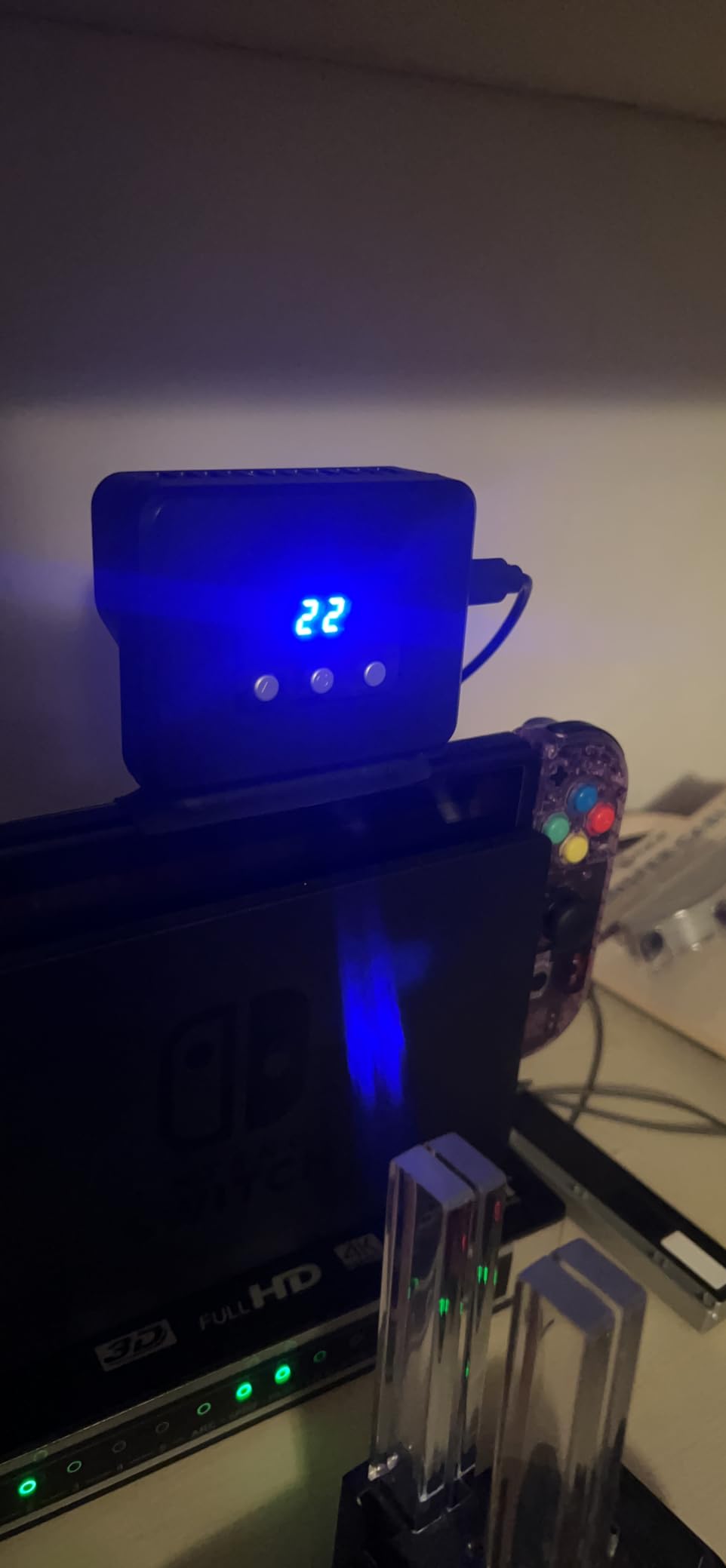 EEEKit Cooling Fan for Nintendo Switch, Temperature Display Cooler for NS Docking Station, Adjustable Fan Speed, USB Powered customer photo 2