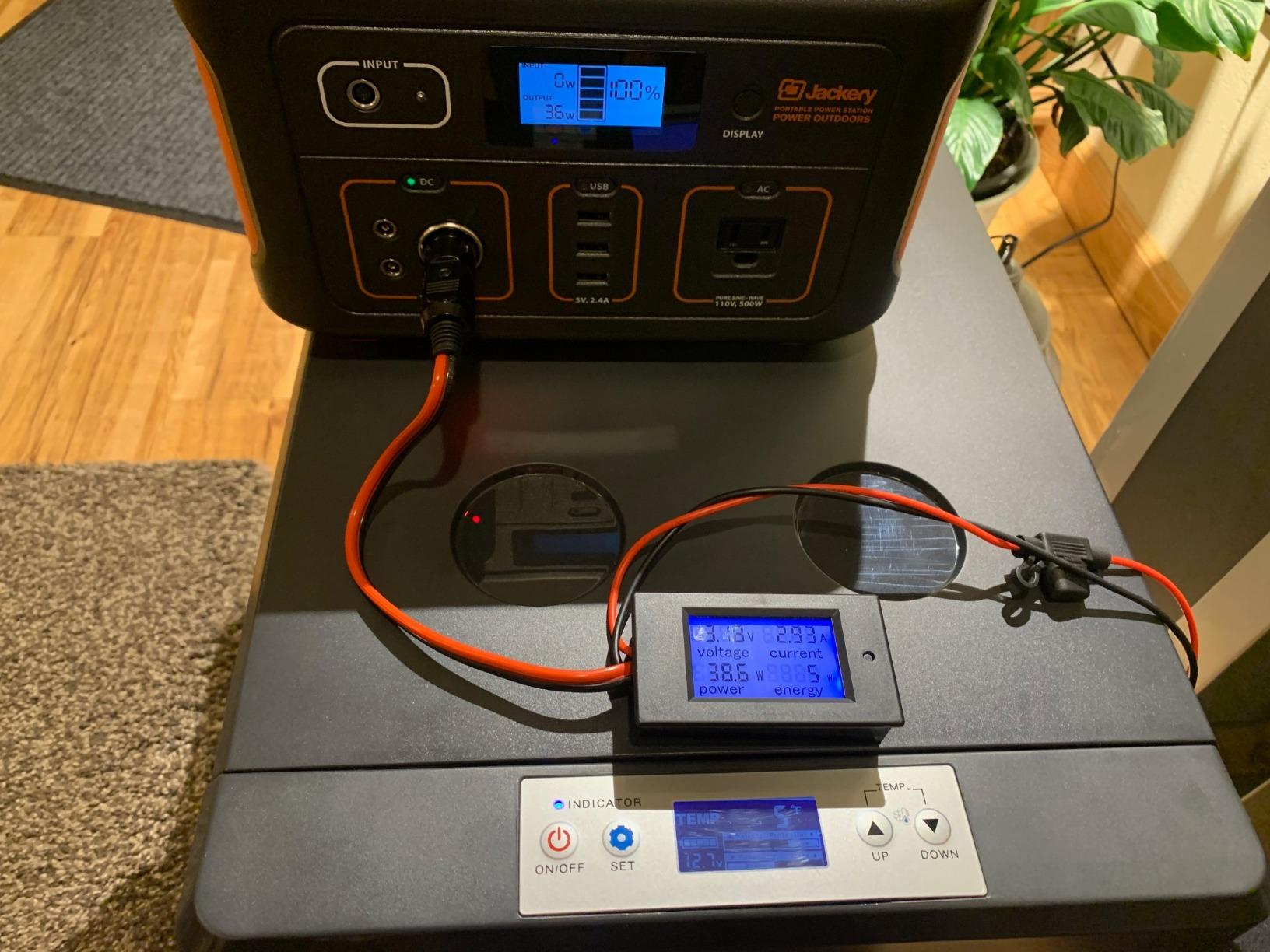 Jackery Portable Power Station Explorer 500, 518Wh Outdoor Solar Generator Mobile Lithium Battery Pack with 110V/500W AC Outlet for Home Use, Emergency Backup, Road Trip Camping (Solar Panel Optional) customer photo 2