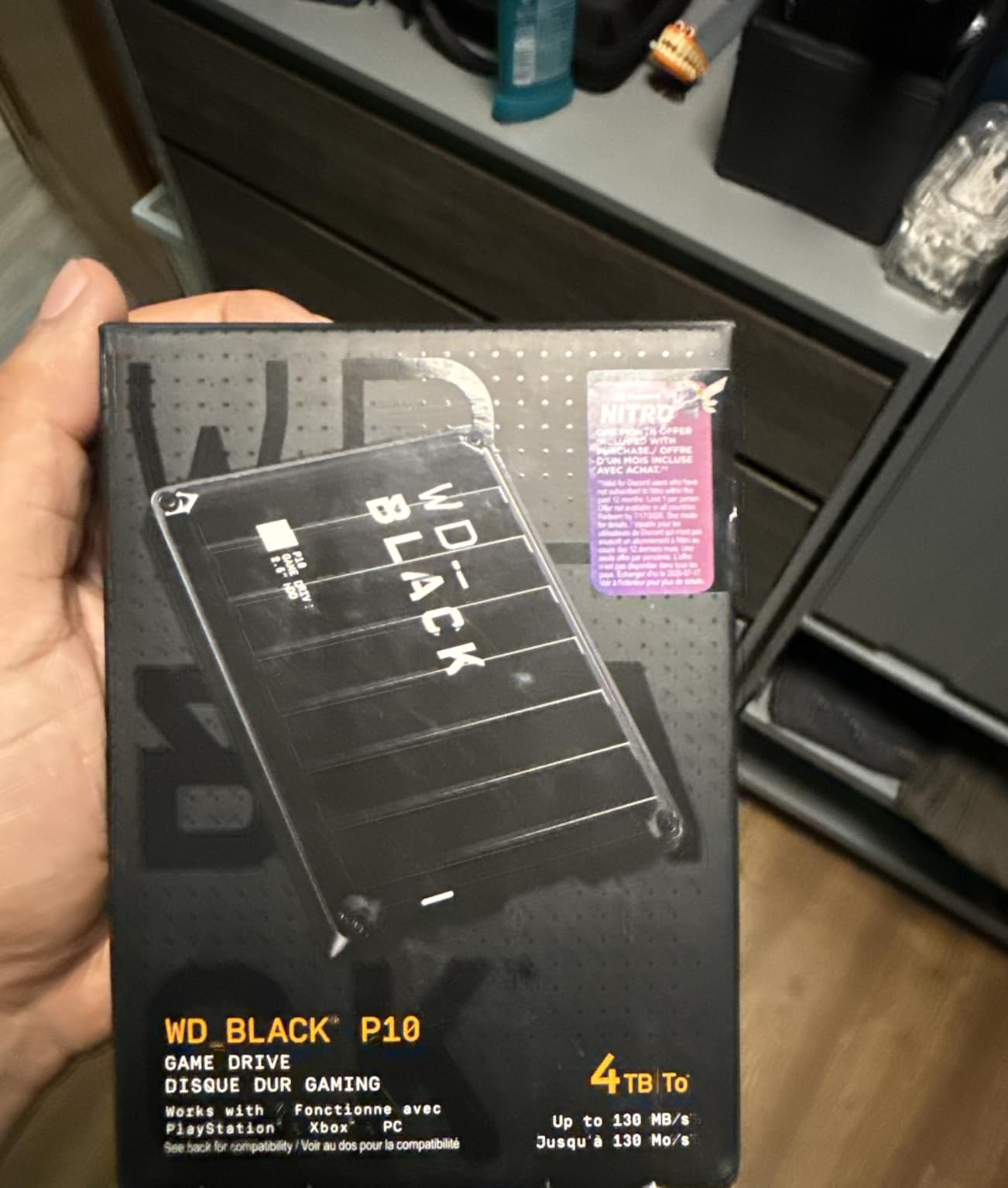 BLACK 4TB P10 Game Drive, Portable External Hard Drive, Works with Playstation, Xbox, & PC - WDBA3A0040BBK-WESN customer photo 1