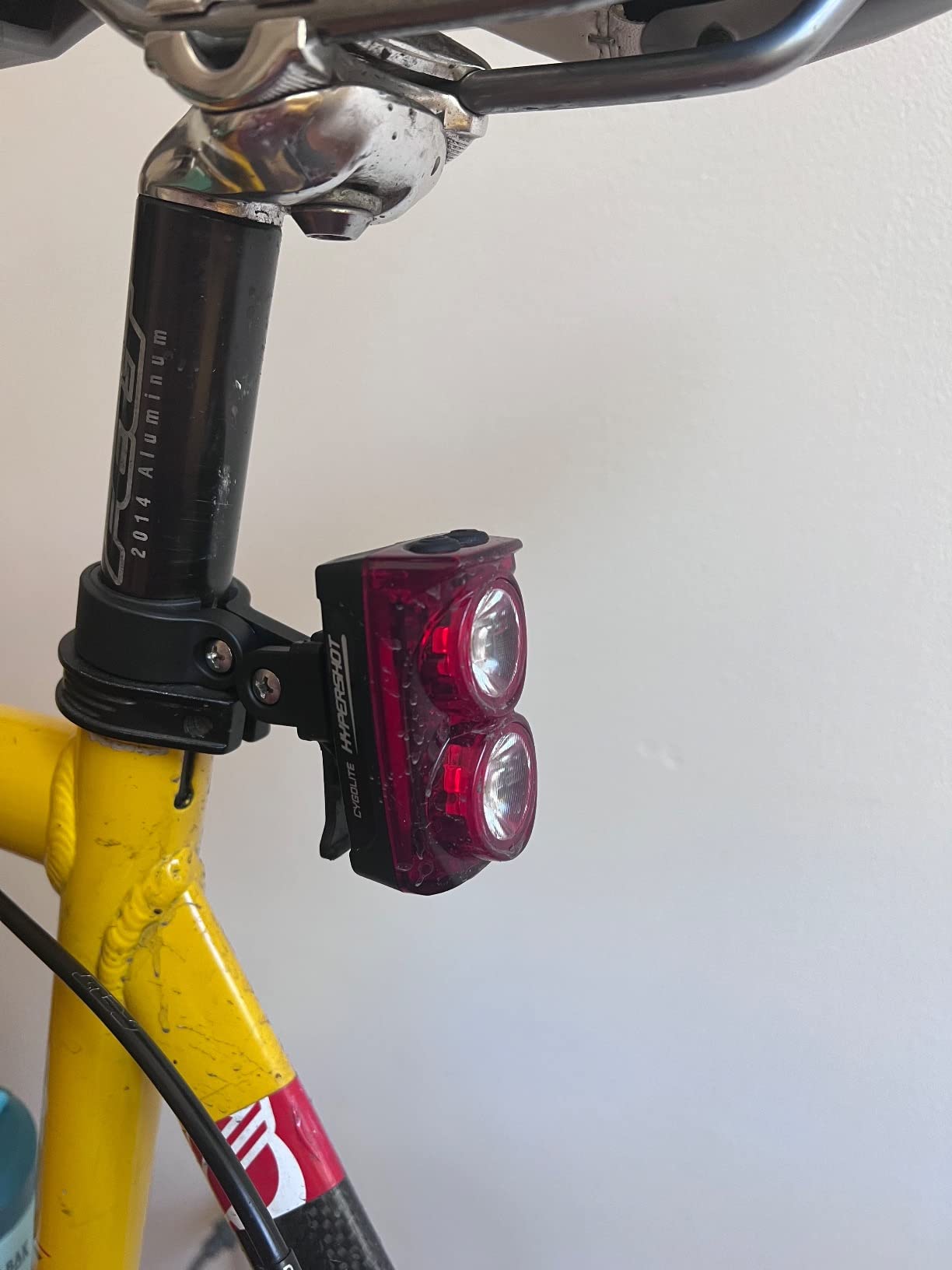 Cygolite Hypershot 350 Lumen Bike Tail Light- 7 Night & Daytime Modes-User Adjustable Flash Speeds customer photo 2