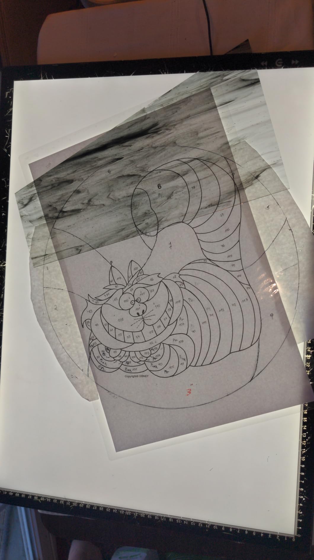 HSK B4/A3s Artist tracing Light Box Copy Table, USB Power Dimmerable 6000 Lux Lock Button Artcraft Light Pad for Tatto Drawing, Sketching, Animation,Diamond Painting customer photo 2