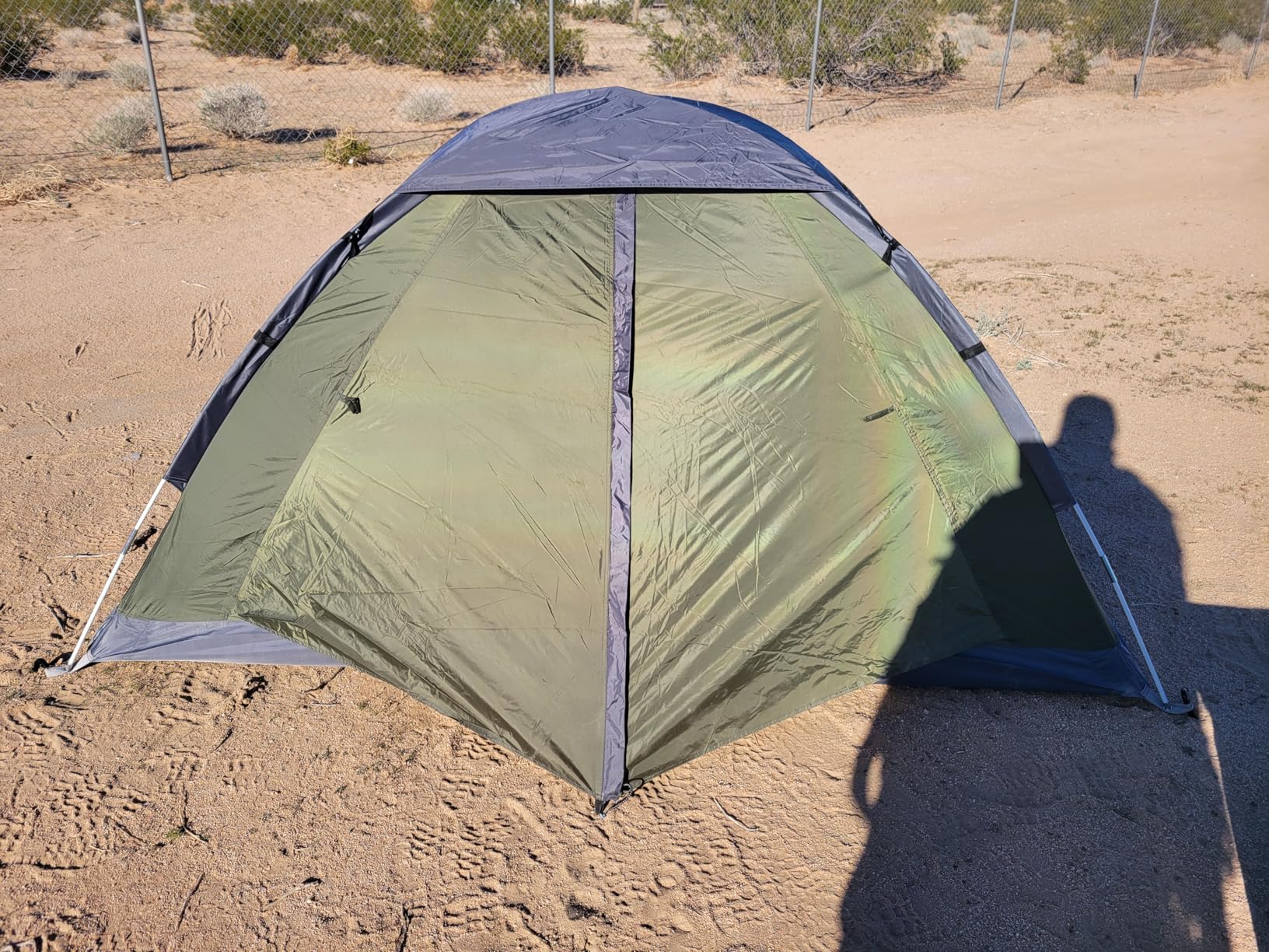 Night Cat Backpacking Tent for One 1 to 2 Persons Lightweight Waterproof Camping Hiking Tent for Adults Kids Scouts Easy Setup Single Layer 2.2x1.2m customer photo 1