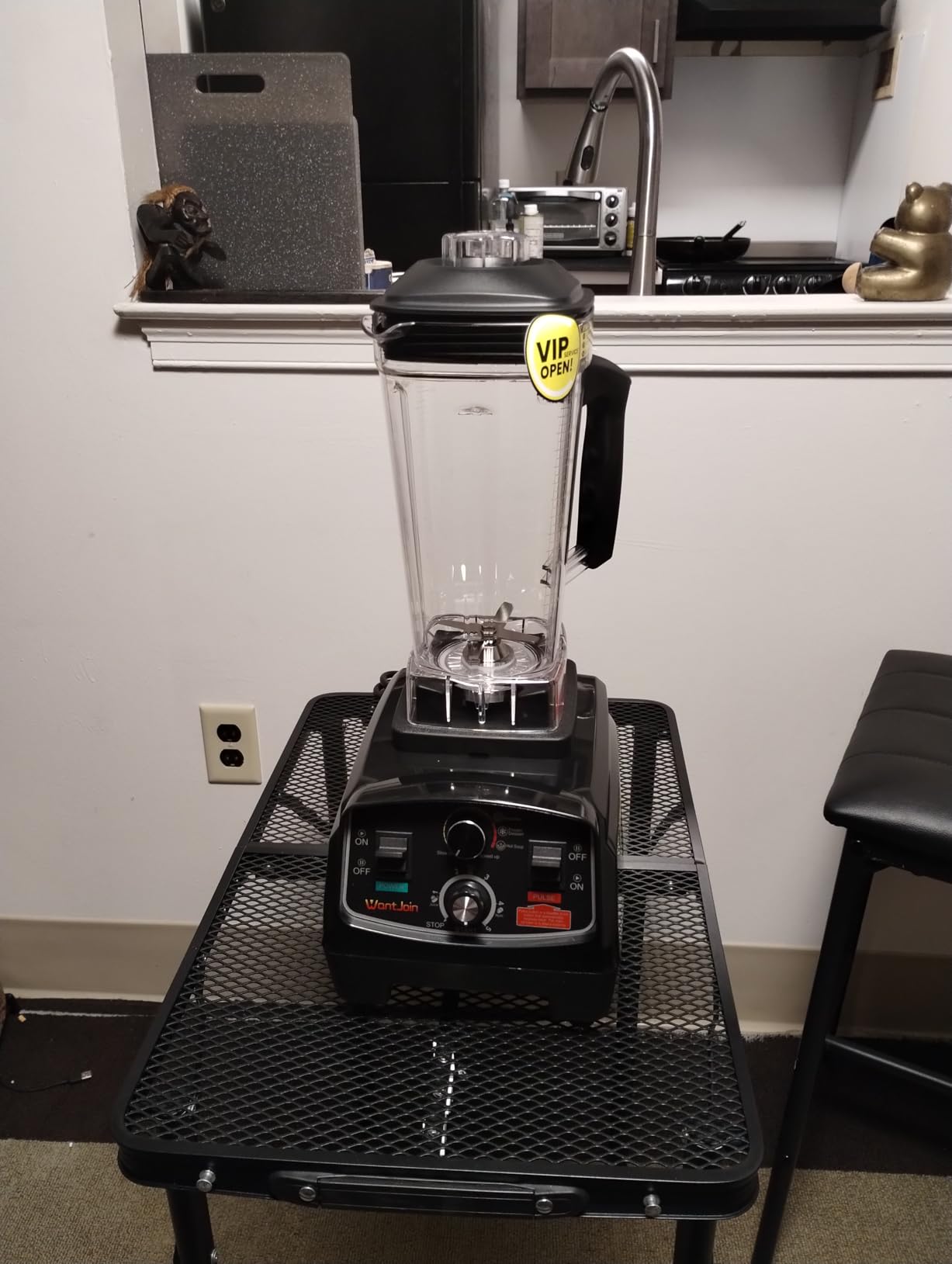 WantJoin Professional Blender, ETL listed 68oz Commercial Blender for kitchen Max 1800W High Power Home and Commercial with Timer, Smoothie Maker 2200ml for Crushing Ice, Frozen Dessert, Soup,fish customer photo 1
