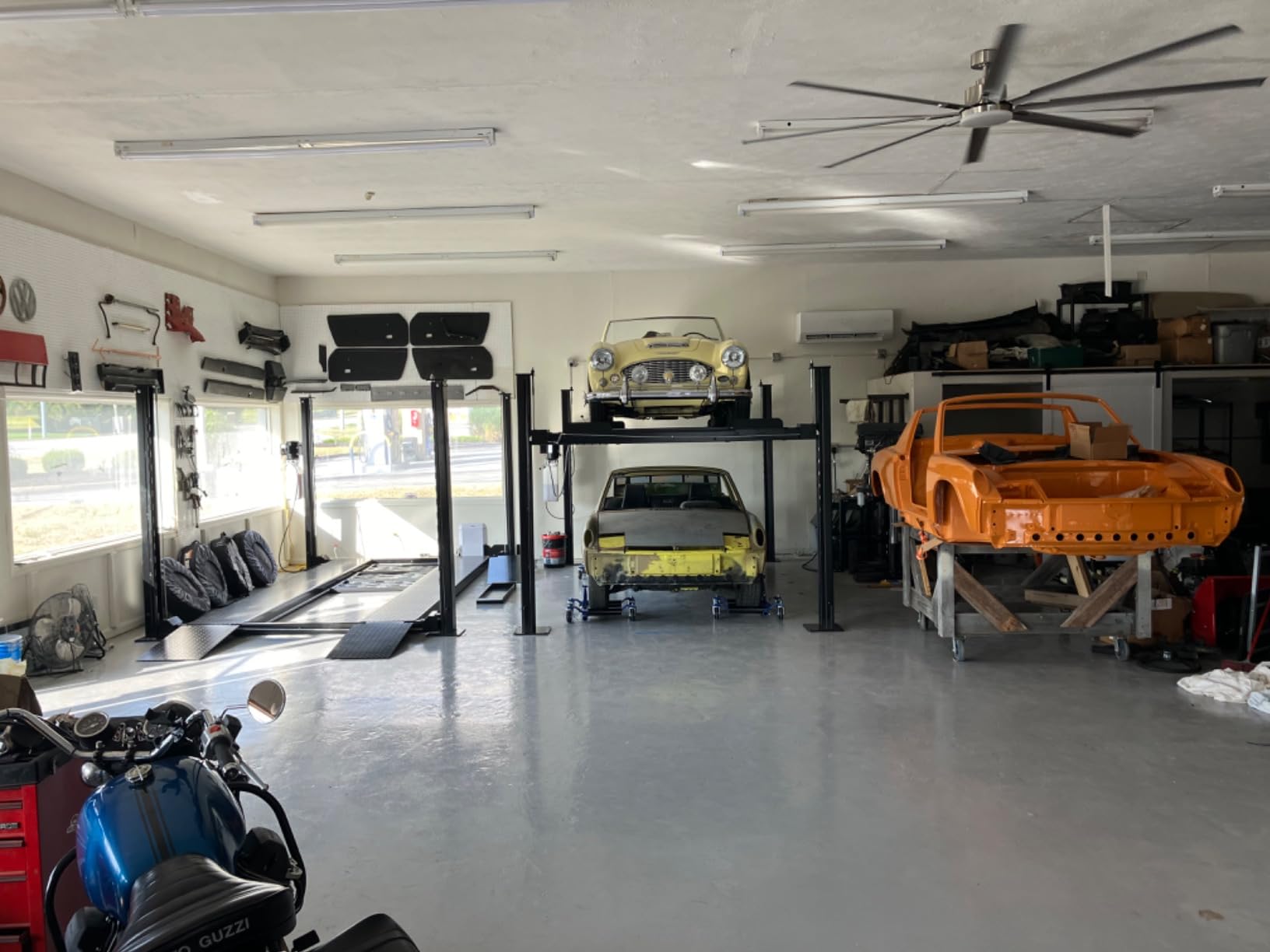 APlusLift HW-8S 8000LB 4-Post Portable Storage Service Car Lift / 3 Year Warranty customer photo 3