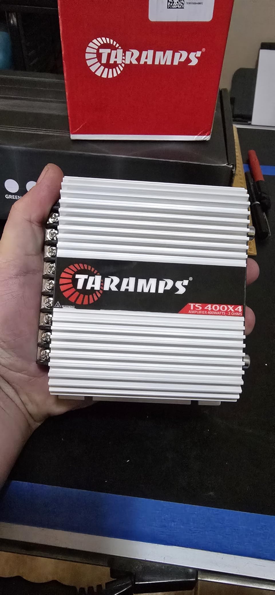 Taramps TS 400x4 400 watts RMS 4 Channels Full Range Car Audio Amplifier, Class D customer photo 2