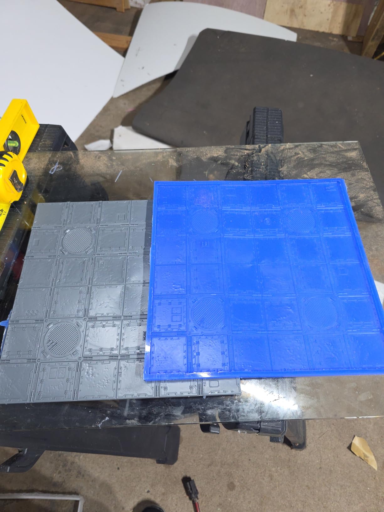 LET'S RESIN Silicone Molds Making Kit 30A, Blue Silicon for Making 2 Part Molds, Liquid Silicone Rubber Mixing Ratio 1:1 - Ideal for Resin Molds, 3D Molds DIY Making (20.8oz) customer photo 1