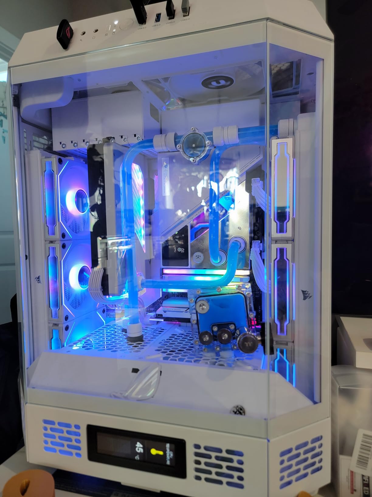 PrimoChill 10mm ID x 14mm OD Rigid PETG Tubing - 750mm Length (RTP14M-630), Made with Premium Materials, Excellent Beginner Hardline for PC Watercooling, Made in the USA - 6 Pack - Clear customer photo 1