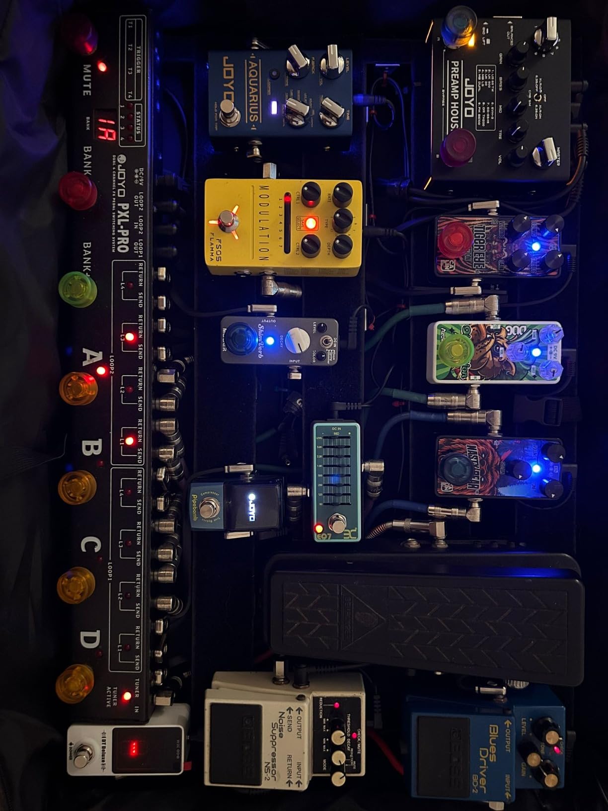 JOYO Cabinet Simulator Pedal Dual Channel with Clean and Distortion for Electric Guitar Effect (Preamp House R-15) customer photo 1