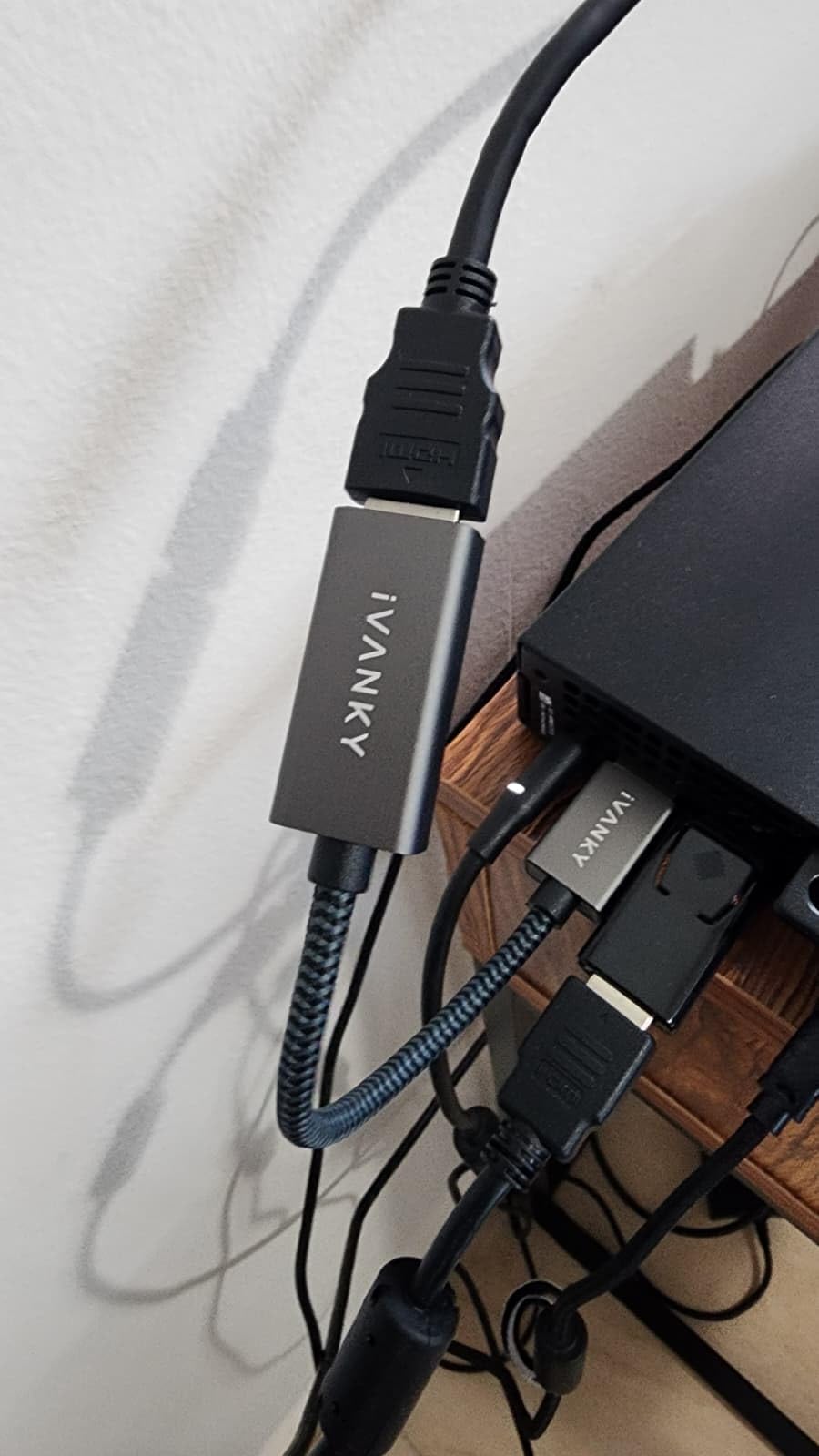 IVANKY Active DisplayPort to HDMI Adapter 4K@60Hz, Uni-Directional DP 1.2 to HDMI 2.0, Male to Female, Active DP to HDMI Adapter 4K 60Hz Compatible for Desktop,Tablets,AMD,NVIDIA,Monitor,Projector customer photo 1