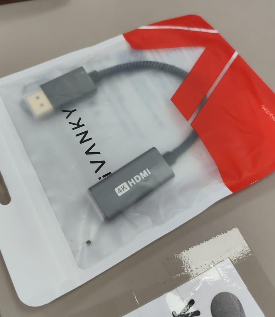 IVANKY Active DisplayPort to HDMI Adapter 4K@60Hz, Uni-Directional DP 1.2 to HDMI 2.0, Male to Female, Active DP to HDMI Adapter 4K 60Hz Compatible for Desktop,Tablets,AMD,NVIDIA,Monitor,Projector customer photo 2