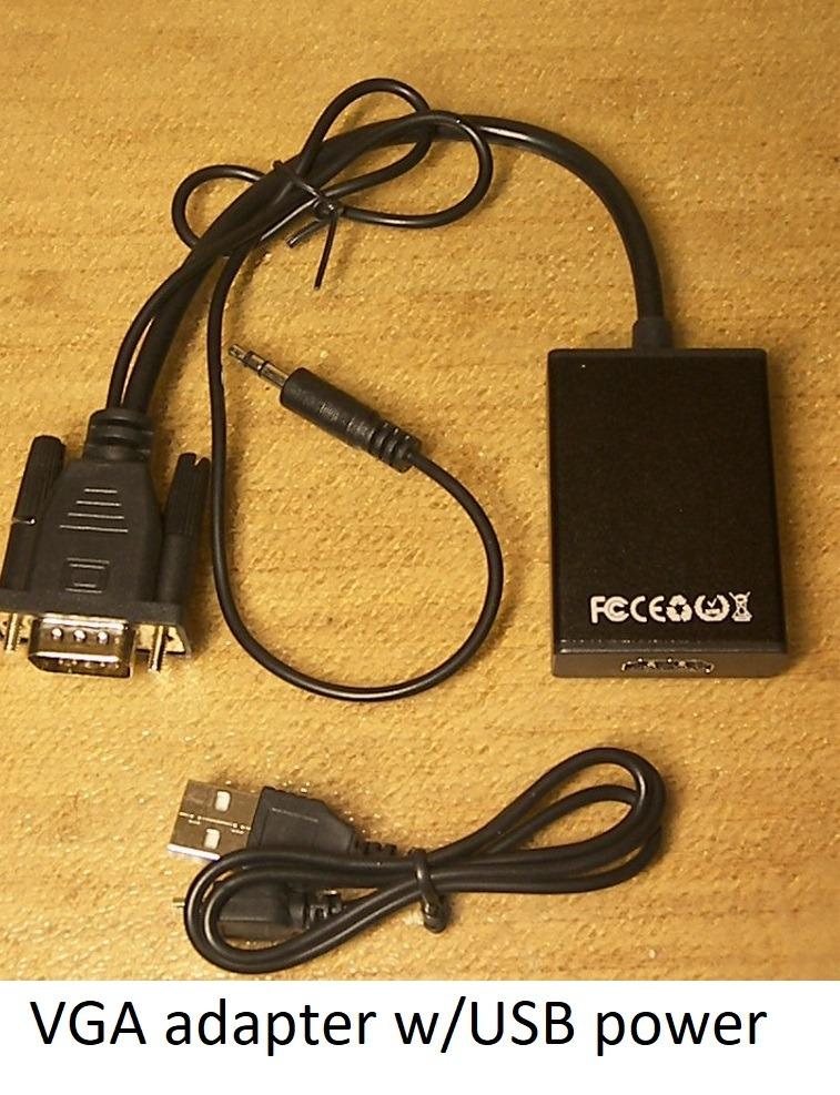 VGA to HDMI Adapter - Connect Laptop, PC to HDMI Monitor or Projector, 1080P VGA to HDMI Converter with Audio and Power Supply Port customer photo 2