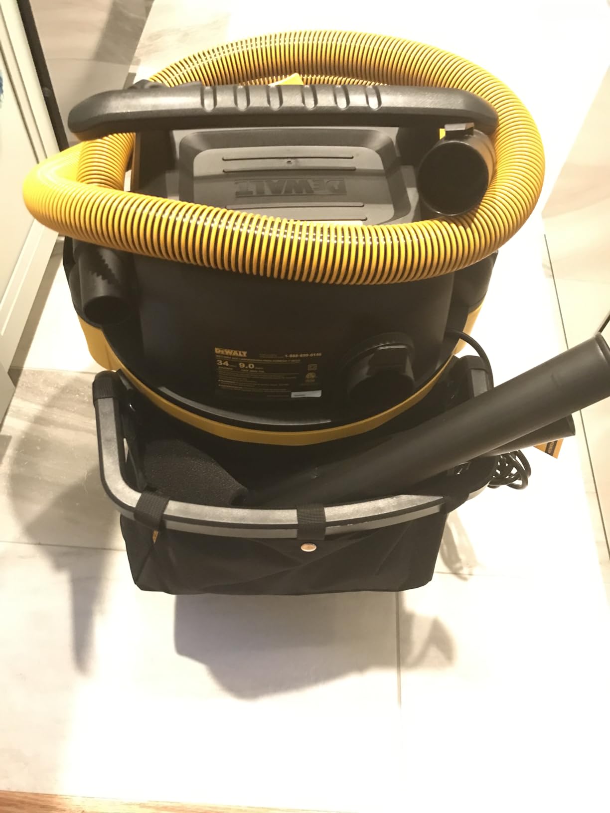 DEWALT DXV09PA 9 Gallon Wet/Dry VAC, Heavy-Duty Shop Vacuum with Attachments, 5 Peak HP, with Blower Function customer photo 2