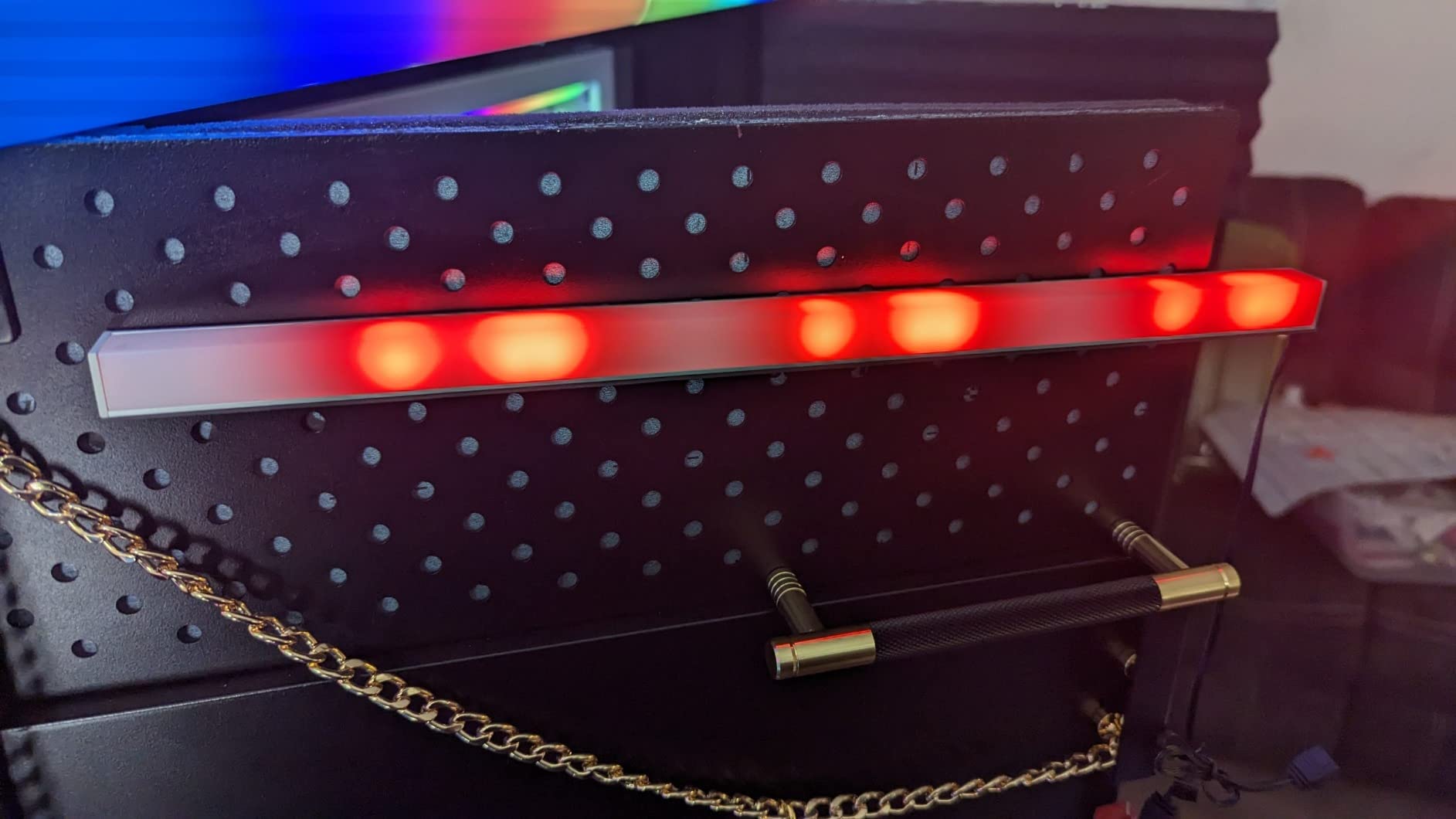 GIM KB-14 RGB PC Light Strip for Gaming Case, Compatible with GIM Hub, Magnetic Addressable LED Strip Kit, 5V ARGB 4Pin Header for Asus Aura, Asrock LED, Gigabyte RGB Fusion, MSI Mystic Light- 0.98ft customer photo 2