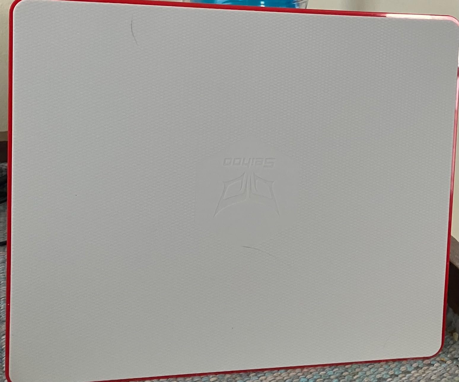Mouse Pad, Resin Hard Surface Mouse Mat Polymer Silicone Bottom Gaming Mousepad No Smell Waterproof for Games, Office 30 x 24 cm (11.8 x 9.5in) customer photo 1