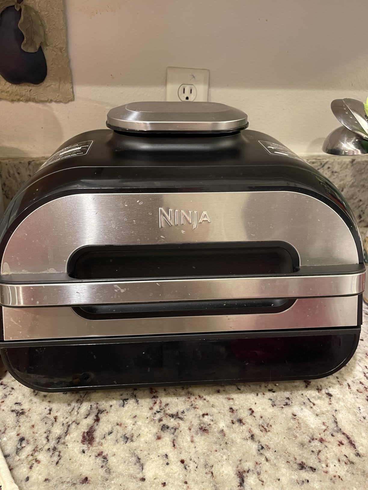 Ninja Foodi Smart XL Indoor Grill and Air Fryer, 6-in-1, Smart Thermometer and Splatter Shield, FG551 customer photo 1