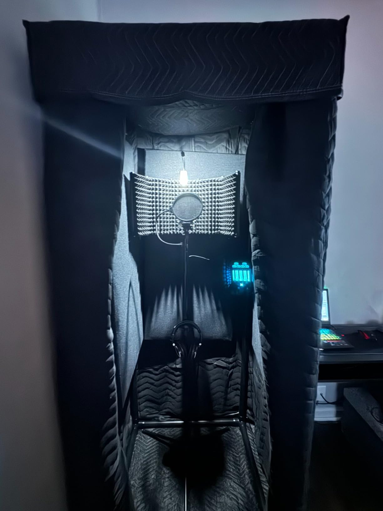 'Snap Studio' Portable Recording Booth | '#1 Vocal Booth' Rolling Stone | Record Crisp, Dry, Echo-Free Vocals at Home or On-The-Road | The Original & Best Studio Booth, Trusted By Singers & Voiceover customer photo 2