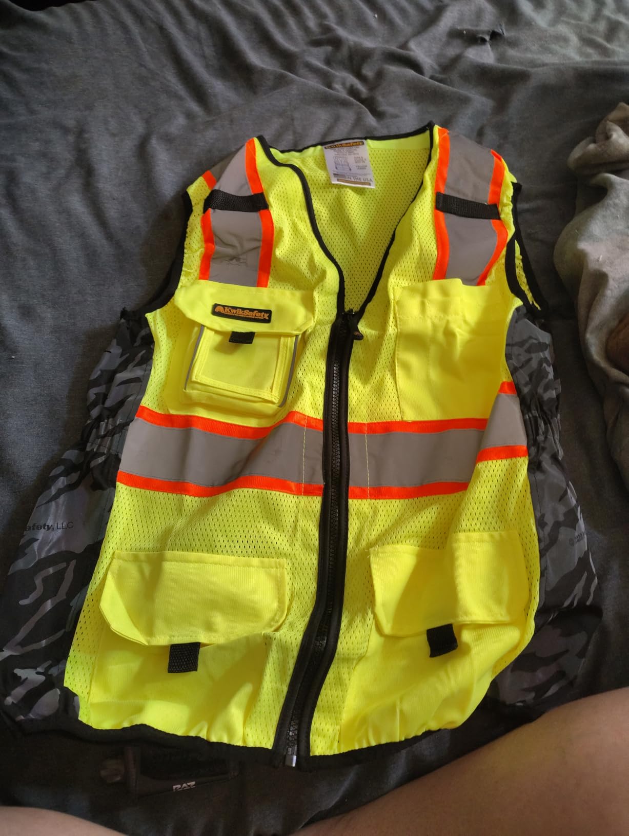 KwikSafety - Charlotte, NC - FIRST LADY Safety Vest for Women, High Visibility Reflective Strips, Meets ANSI & OSHA customer photo 1