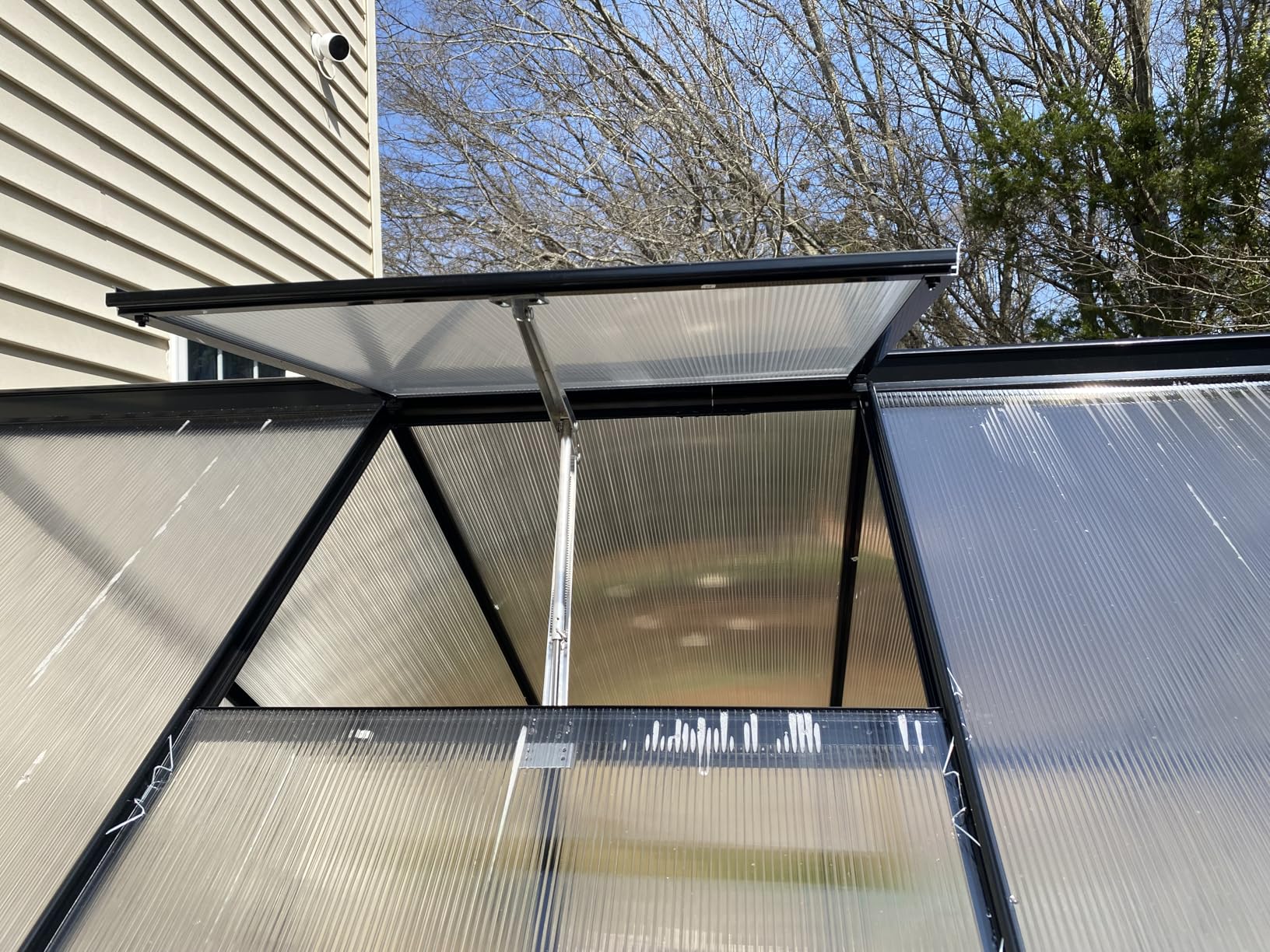 A ANLEOLIFE Automatic Roof Vent Opener Greenhouse Accessories Solar Window Louvre Thread Opener, Up to 15lbs (Centre Shalf Opener) customer photo 1