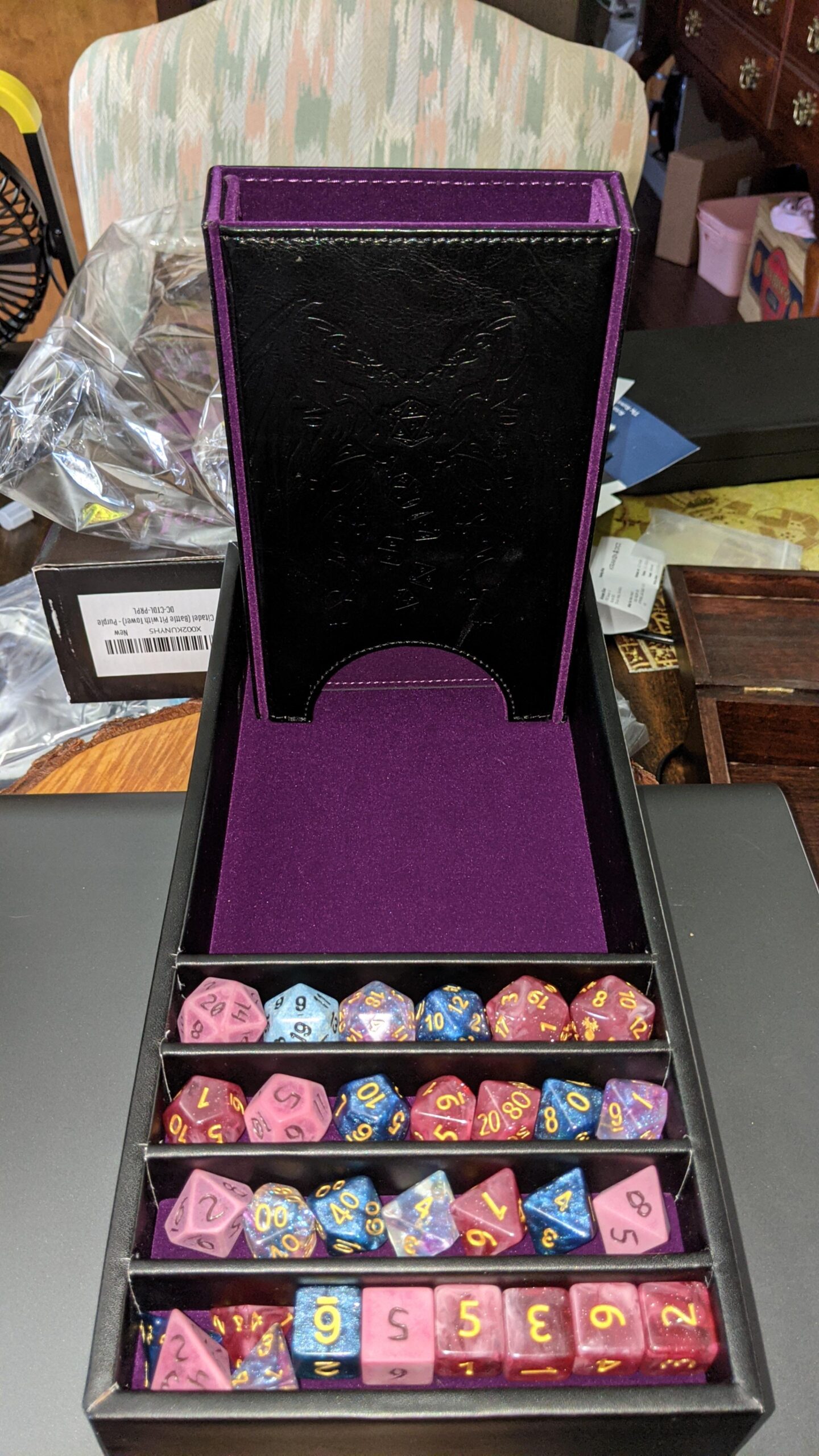 Forged Dice Co. Citadel Dice Tray and Tower - 3 in 1 RPG Dice Storage customer photo 1