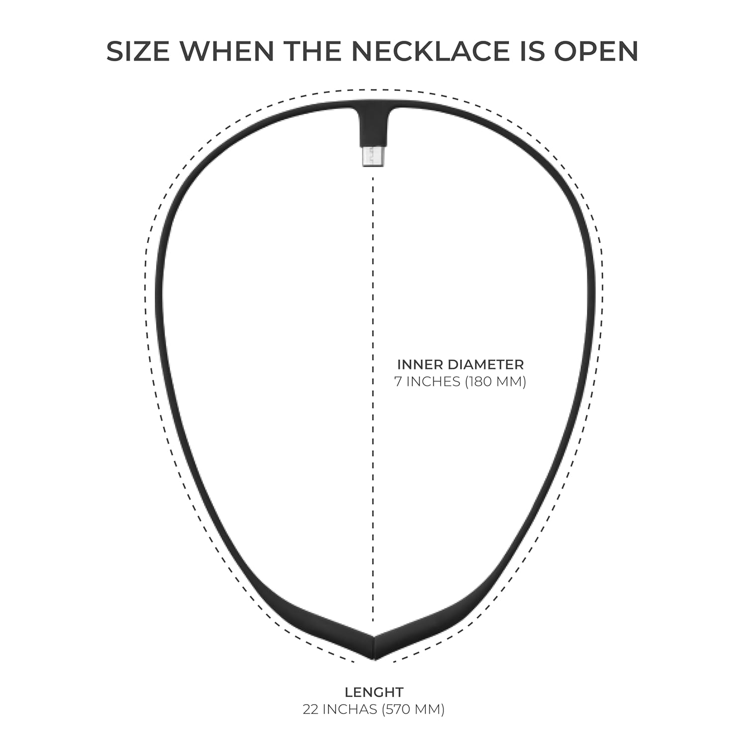 Upright Bundle: GO 2 Posture Corrector & Black Magnetic Necklace customer photo 2
