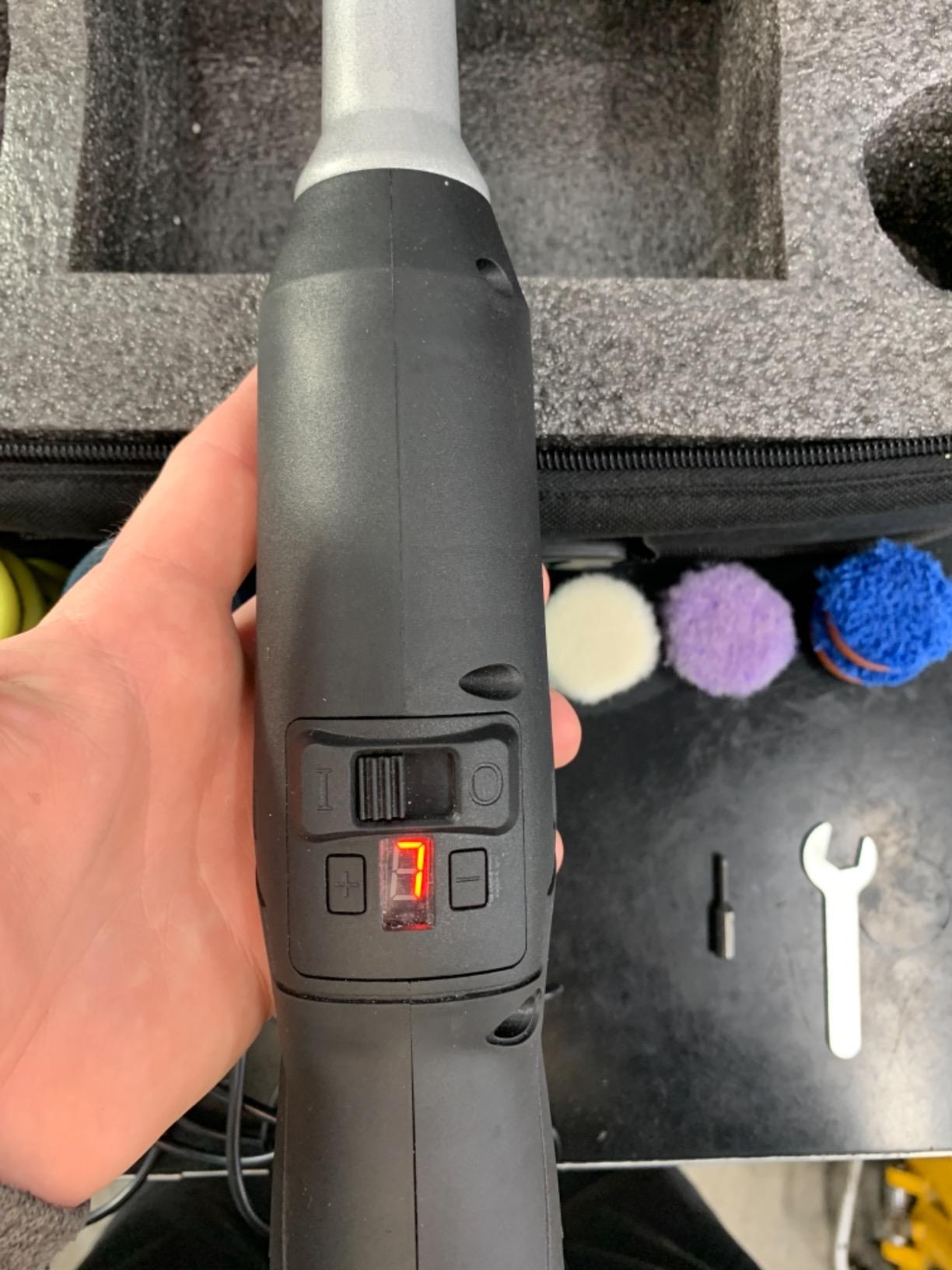 SPTA Cordless Mini Car Polisher, 12V Micro Cordless Scratches Killer Car Polisher RO/DA Mini Car Polisher for polishing, Sanding and Cleaning customer photo 2