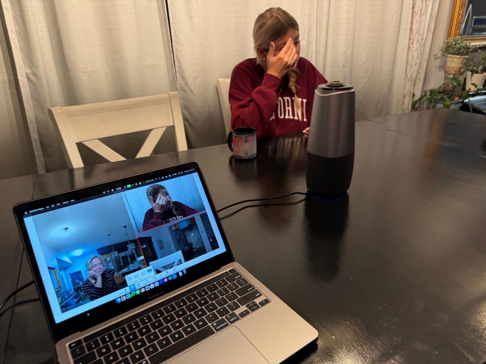 COOLPO AI Huddle Pana - 360° 4K Video Conference Room Camera, AI-Driven Speaker Tracking, Noise Cancellation, Works with Zoom, Google Meet, Teams customer photo 1