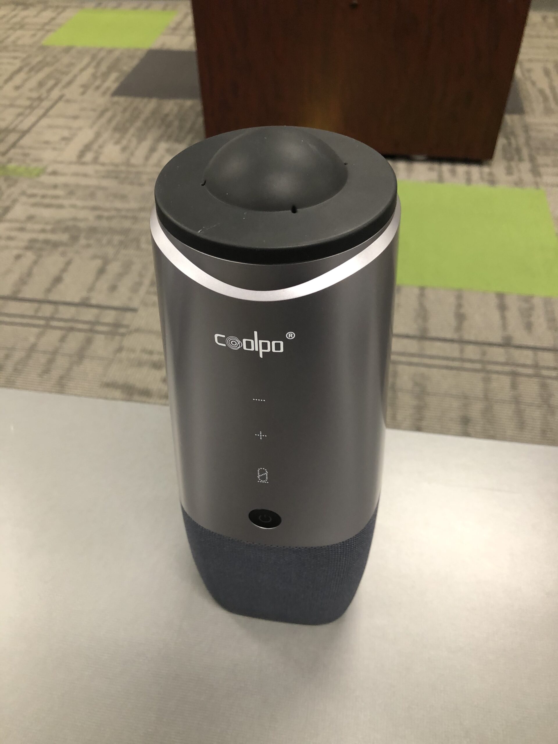 COOLPO AI Huddle Pana - 360° 4K Video Conference Room Camera, AI-Driven Speaker Tracking, Noise Cancellation, Works with Zoom, Google Meet, Teams customer photo 2