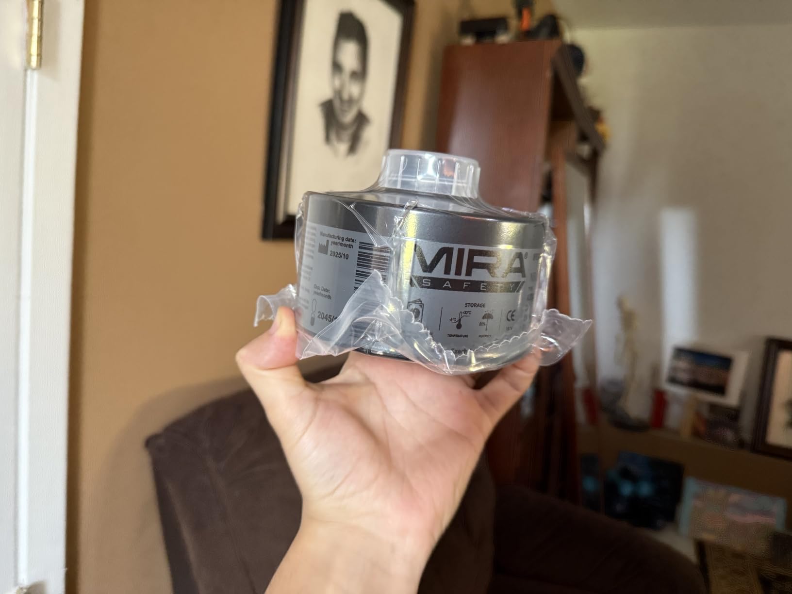 MIRA SAFETY M Certified CBRN Full Face Gas Mask Reusable Respirator Professional Grade (CM-6M Mask WITH Drinking System), 2 Piece Set customer photo 1