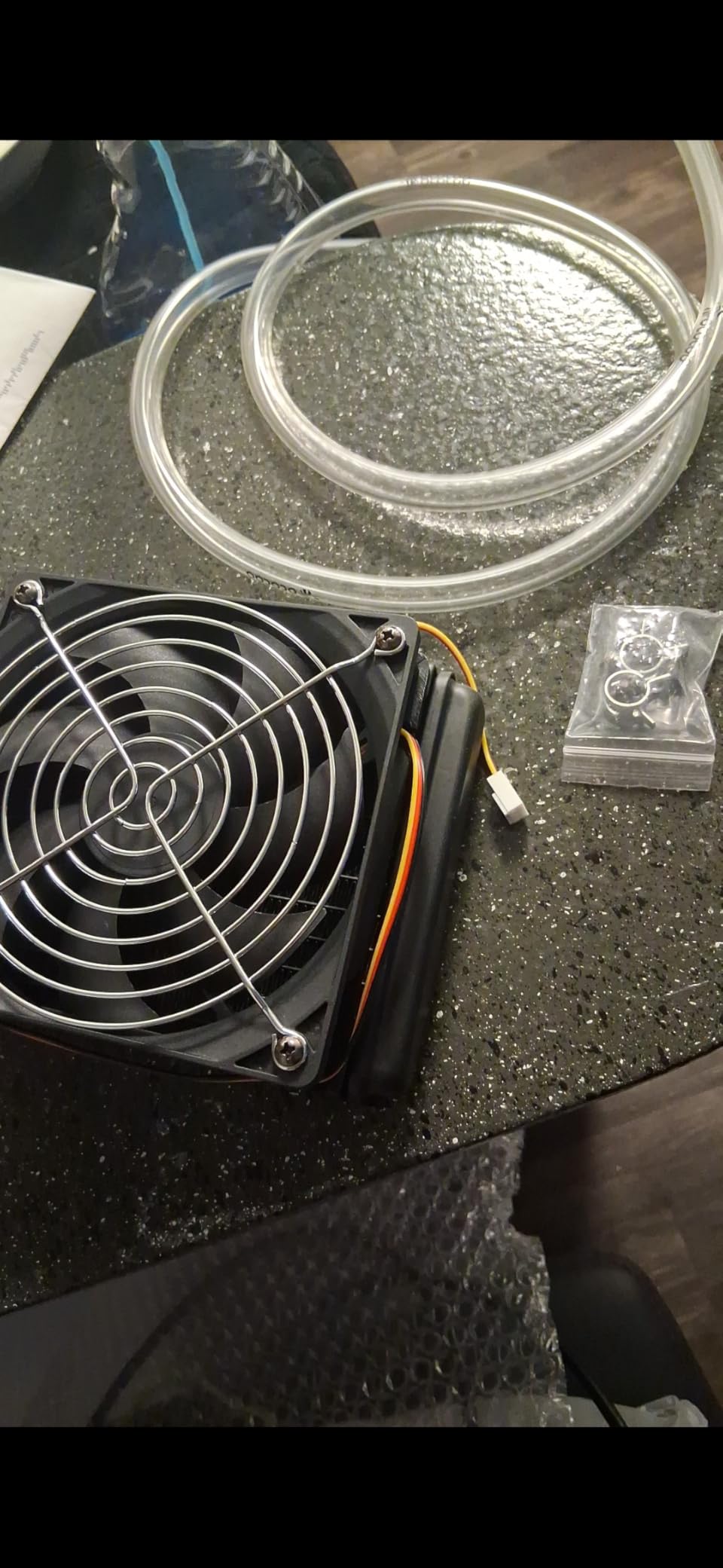 Water Cooling Computer Radiator, 12 Pipe Thick Copper Heat Exchanger Liquid Cooling Radiator G1/4 Thread 360mm customer photo 1