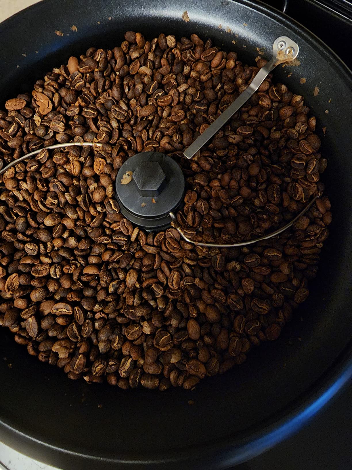 ANGELLOONG Coffee Roaster Machine, 110V 1200W, 750g Home Roasting, 212-464F Temp Control, 0-60 Min Timer, Stirring, Glass Lid customer photo 2