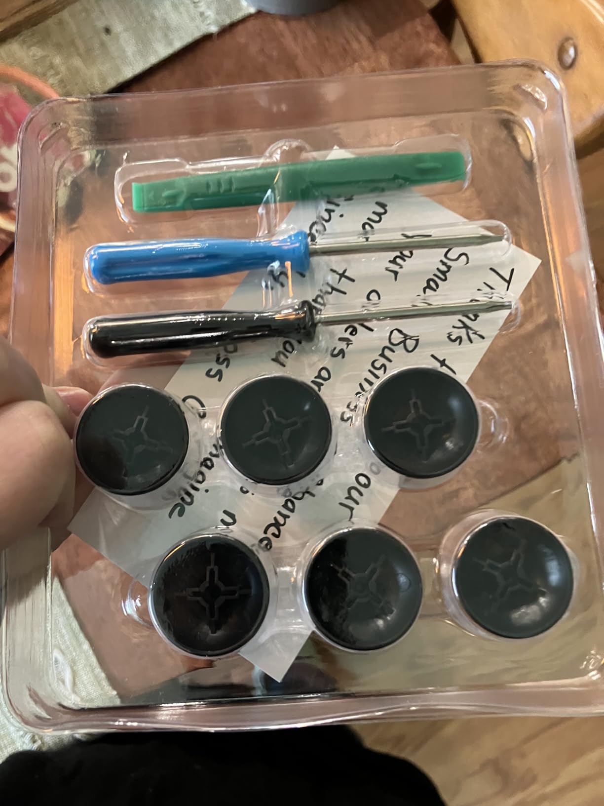 Xbox One Controller Joystick Replacement - 6PCS Thumbsticks Analog Thumb Sticks Parts - Ultra Durable with T6 and T8h Repair Screwdriver Kit for Xbox One Controller customer photo 2