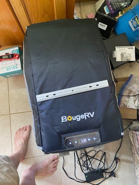 BougeRV 12V Refrigerator Fridge Freezer Portable Car Fridge 42 Quart Electric Cooler 12V/24V DC 110~240V AC for RV Camper Truck Jeep Pickup SUV Van Boat Camping Tailgating Road Trip Outdoor Travel customer photo 1