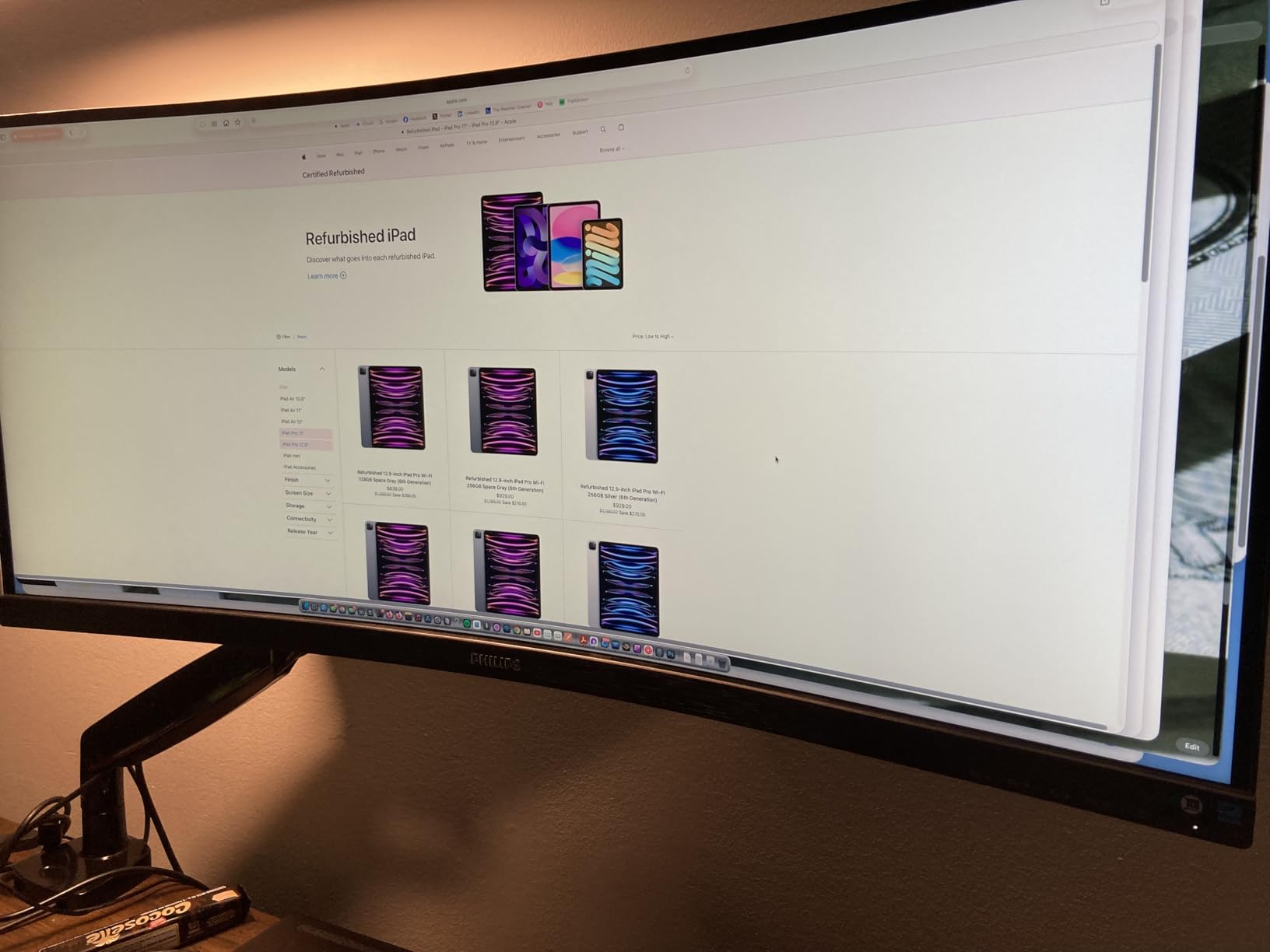Philips 346E2CUAE 34'' Curved Frameless UltraWide QHD 3440x1440, 100Hz 1ms MPRT, sRGB 121%, USB-C Charging, MultiView PIP/PBP, Height Adjustable customer photo 2