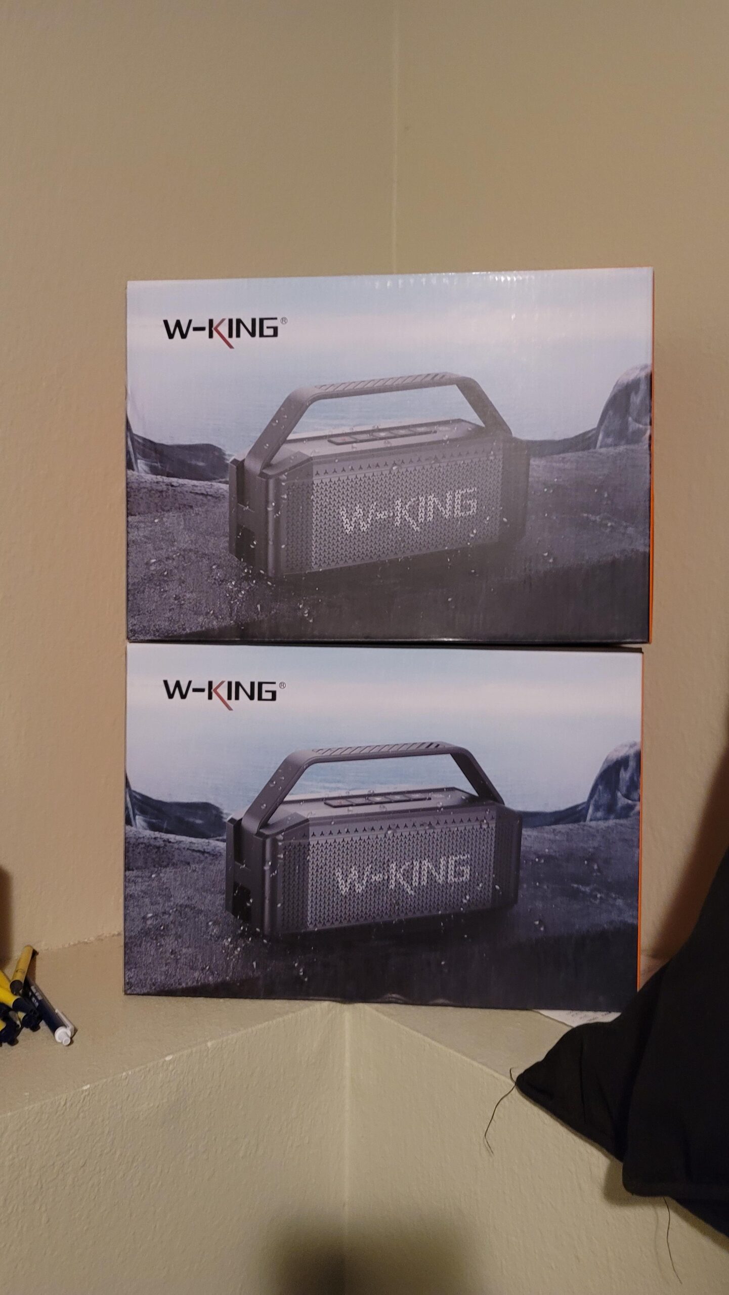 W-KING Loud Portable Bluetooth Speaker, 100W Max Waterproof Speakers Bluetooth Wireless/60W Exlarge Deep Bass Radiator/2 Subwoofer/2 Pairing/40H/TF/AUX/EQ, IPX6 Party Big Large Outdoor Speaker Boombox customer photo 2