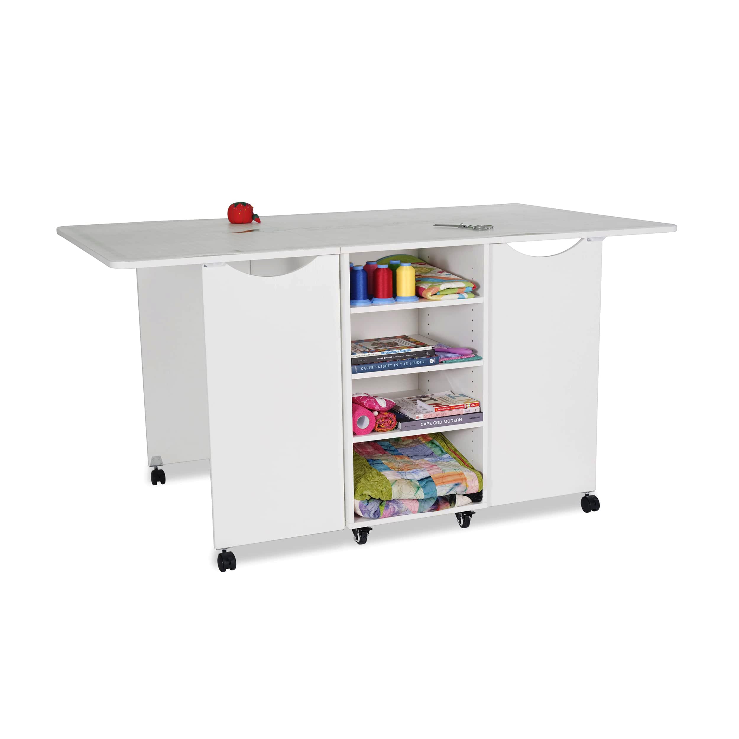 Kangaroo Kookaburra Cutting Table - Large Sewing, Quilting & Craft Workstation with Expandable 70