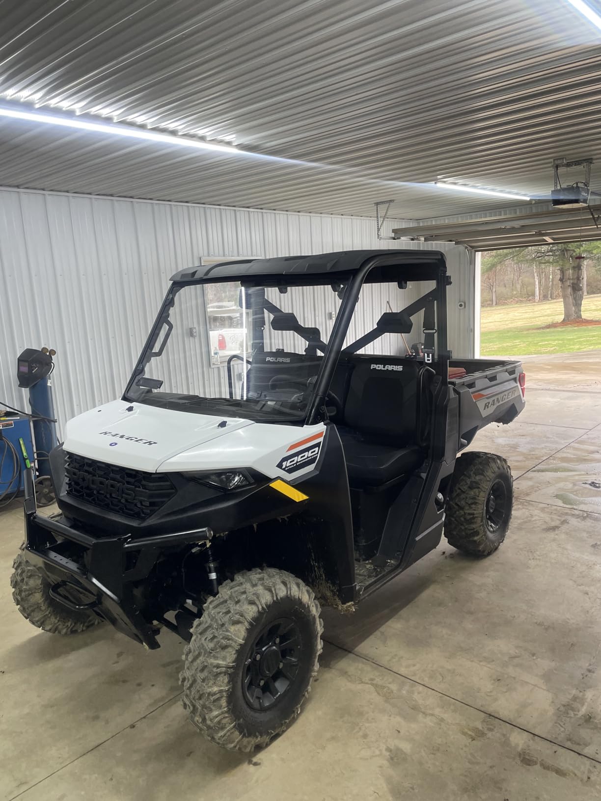 SAUTVS Sport Roof for Ranger XP 1000 900, Dustproof Resistant Hard Coat Poly Lock & Ride 2-Piece Combination Roof for Polaris Ranger 1000 900 XP 3 Seater 2013-2024 Accessories(2PCS, 2882911) customer photo 2