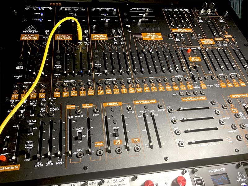 Behringer 2600 Semi-Modular Analog Synthesizer with 3 VCOs and Multi-Mode VCF in 8U Rack-Mount Format customer photo 1