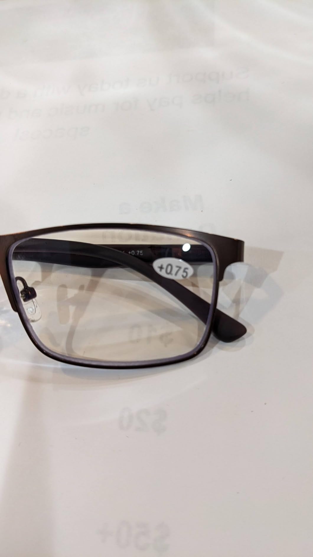 3 Pack Blue light Blocking Reading Glasses for Men, Stylish Metal Frame Readers customer photo 2