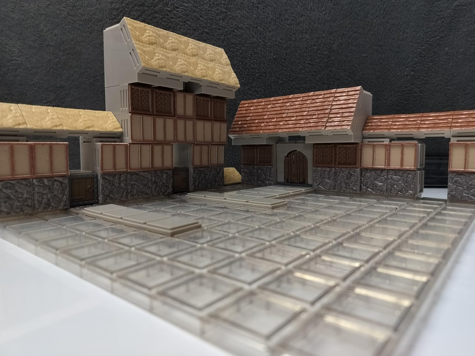 Monster Adventure Terrain 3D Interchangeable Builder System - 195pc Painted Palisade Set w Base - Build Modular Worlds in a Snap & Elevate Your Campaign - Compatible with DND Dungeons & Dragons customer photo 2